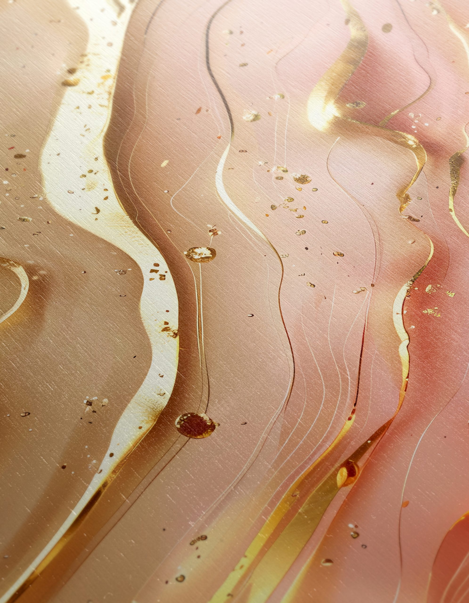 Elegant Gold Swirls Abstract Art - Image 12