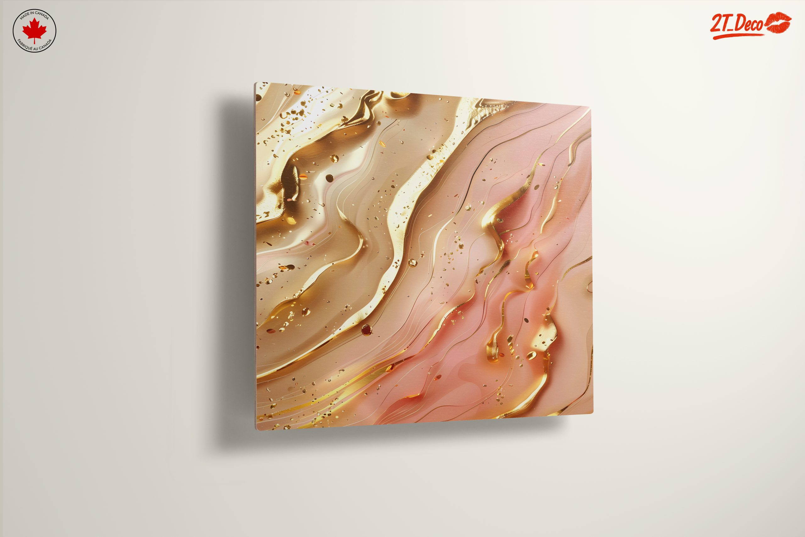 Elegant Gold Swirls Abstract Art - Image 13