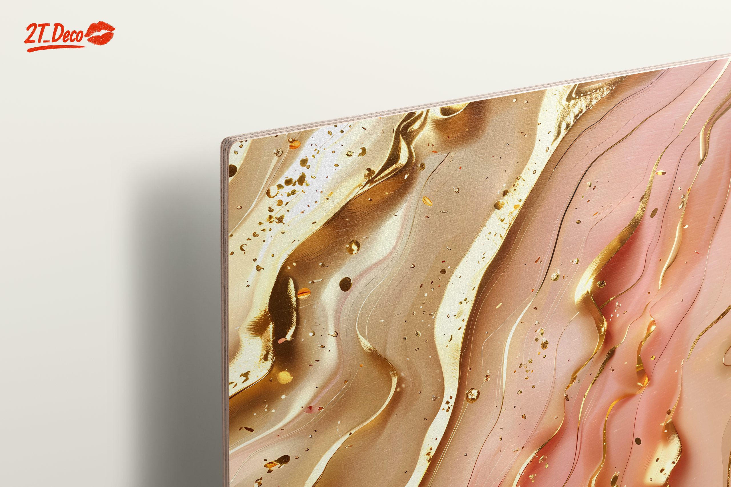 Elegant Gold Swirls Abstract Art - Image 15