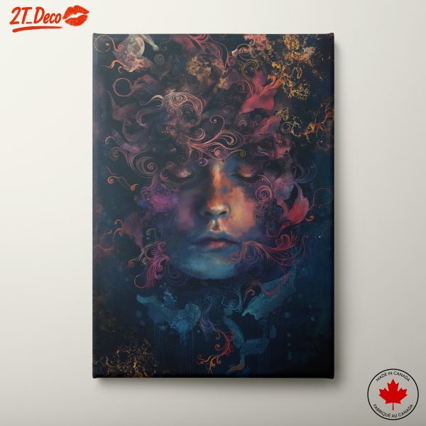 Ethereal Abstract Portrait Art