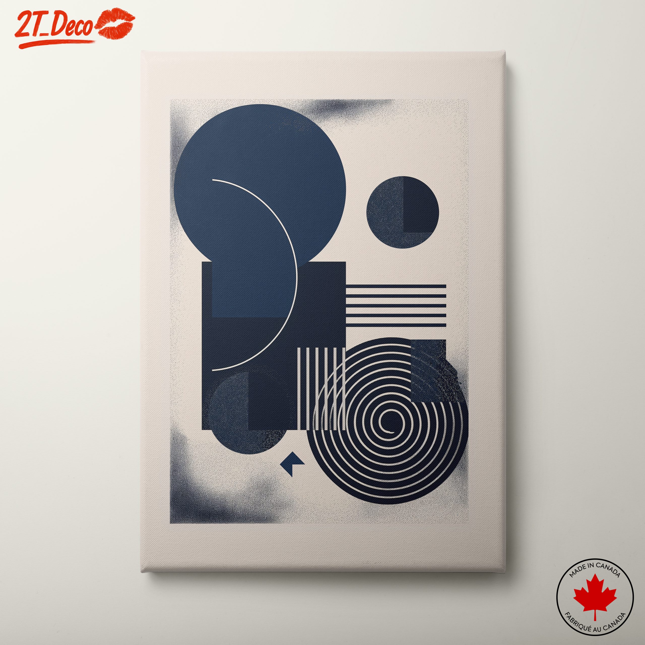 Geometric Abstract Art Composition 2
