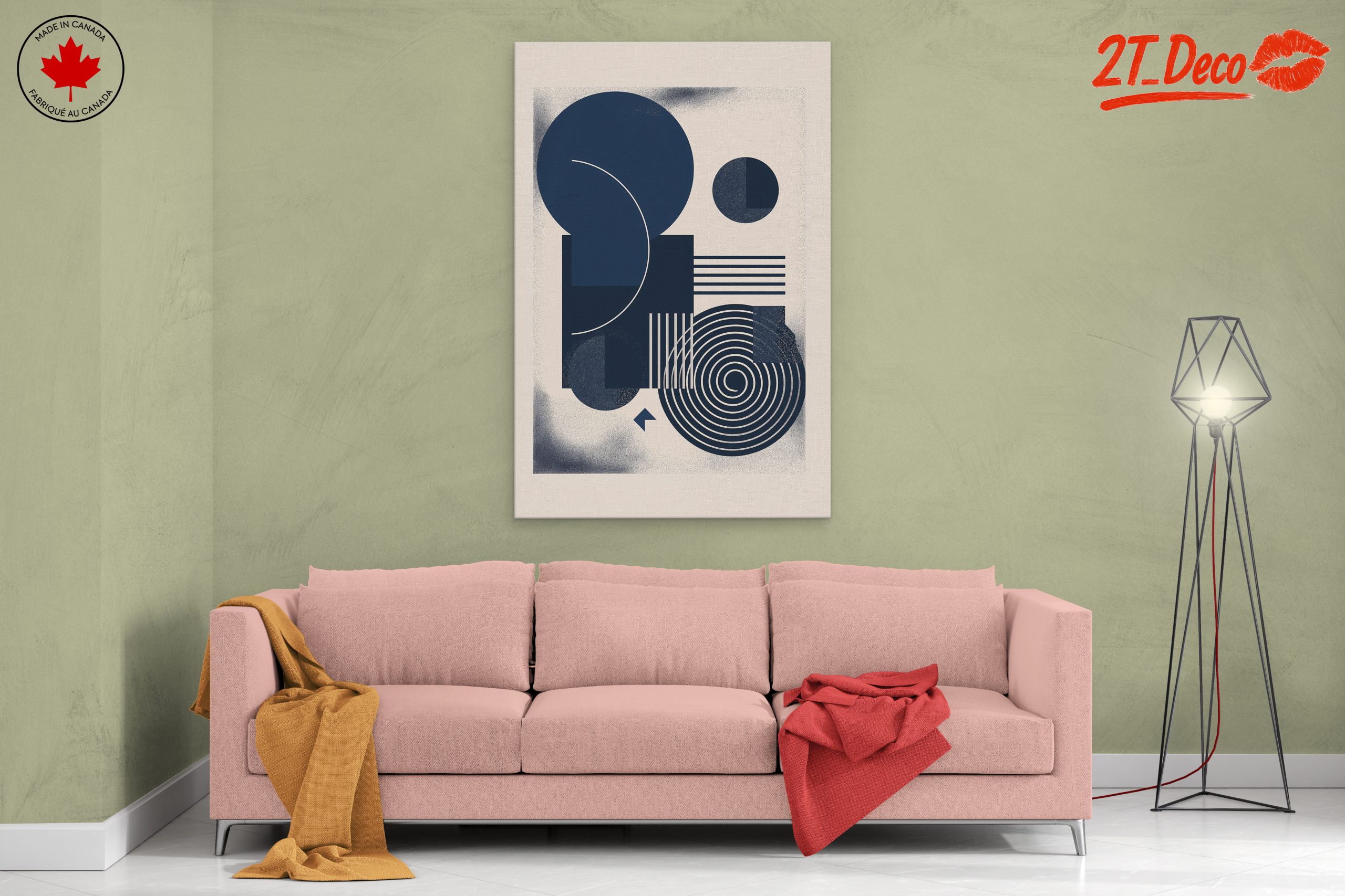 Geometric Abstract Art Composition 2 - Image 2