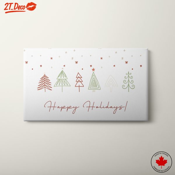 Festive Holiday Tree Wall Art