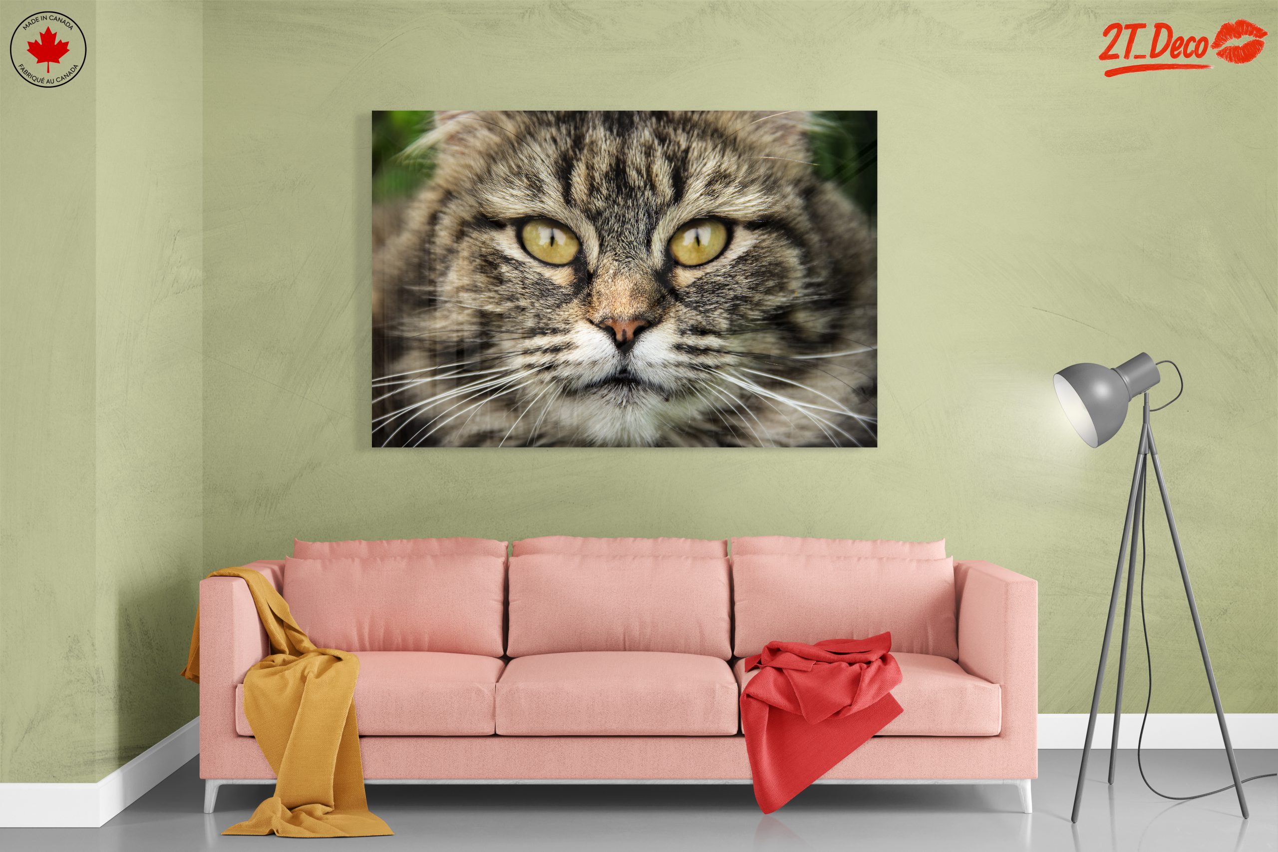 Close-Up Cat Portrait with Striking Features - Image 7