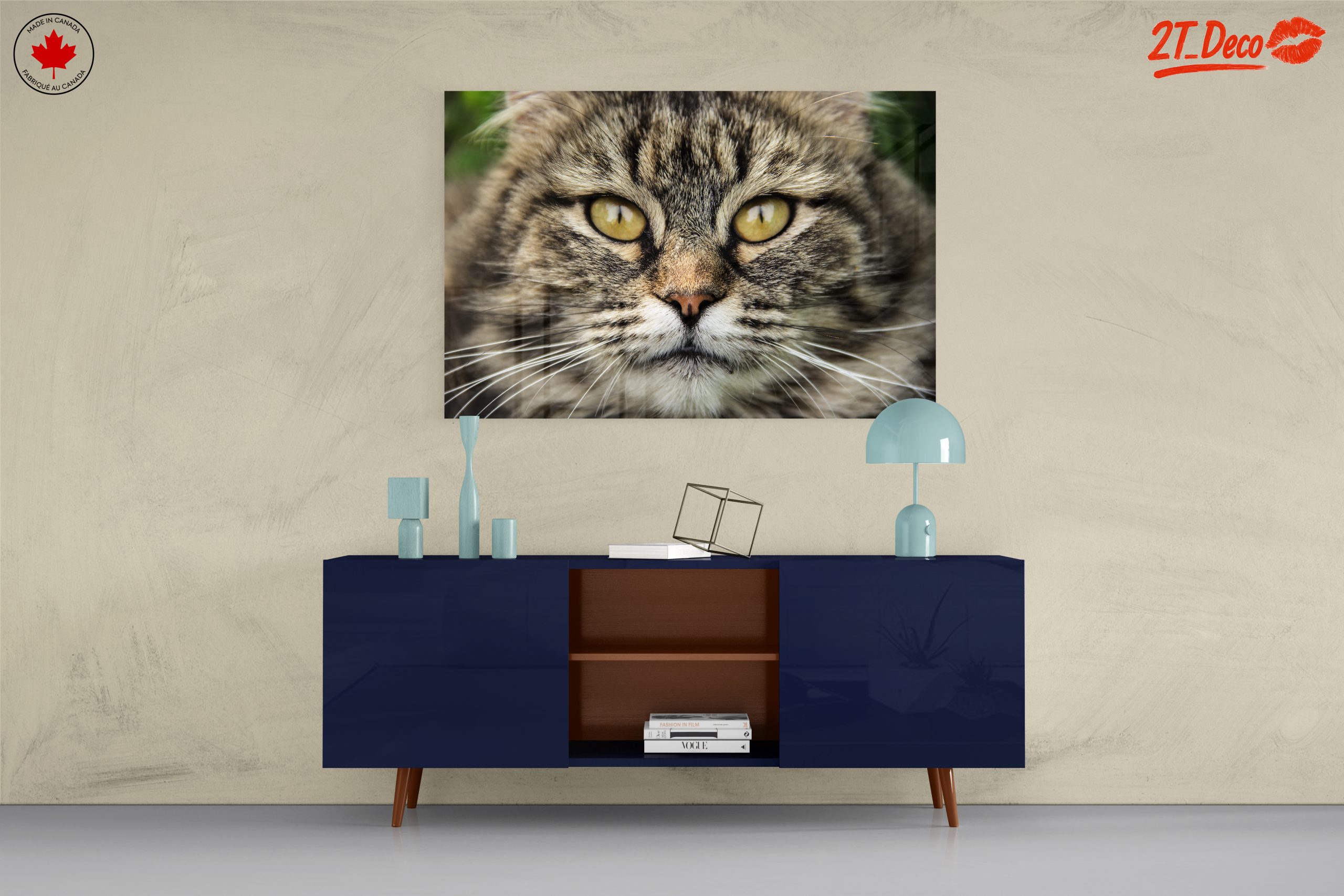 Close-Up Cat Portrait with Striking Features - Image 8