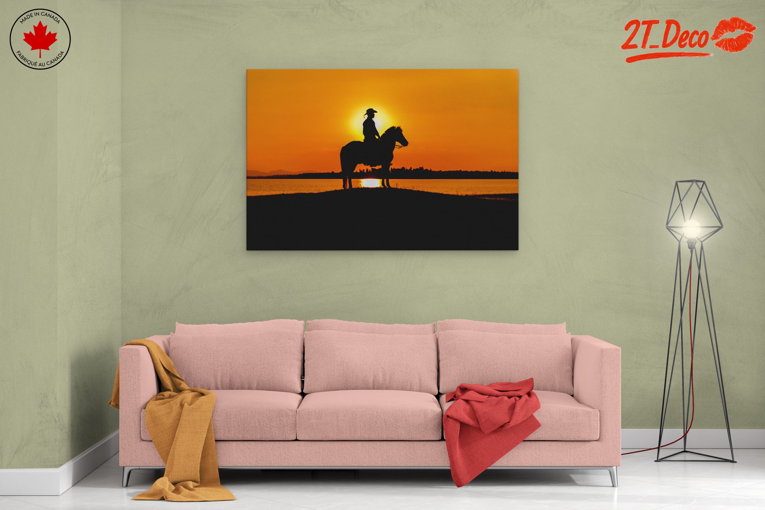 Silhouette of a Horse at Sunset - Image 2