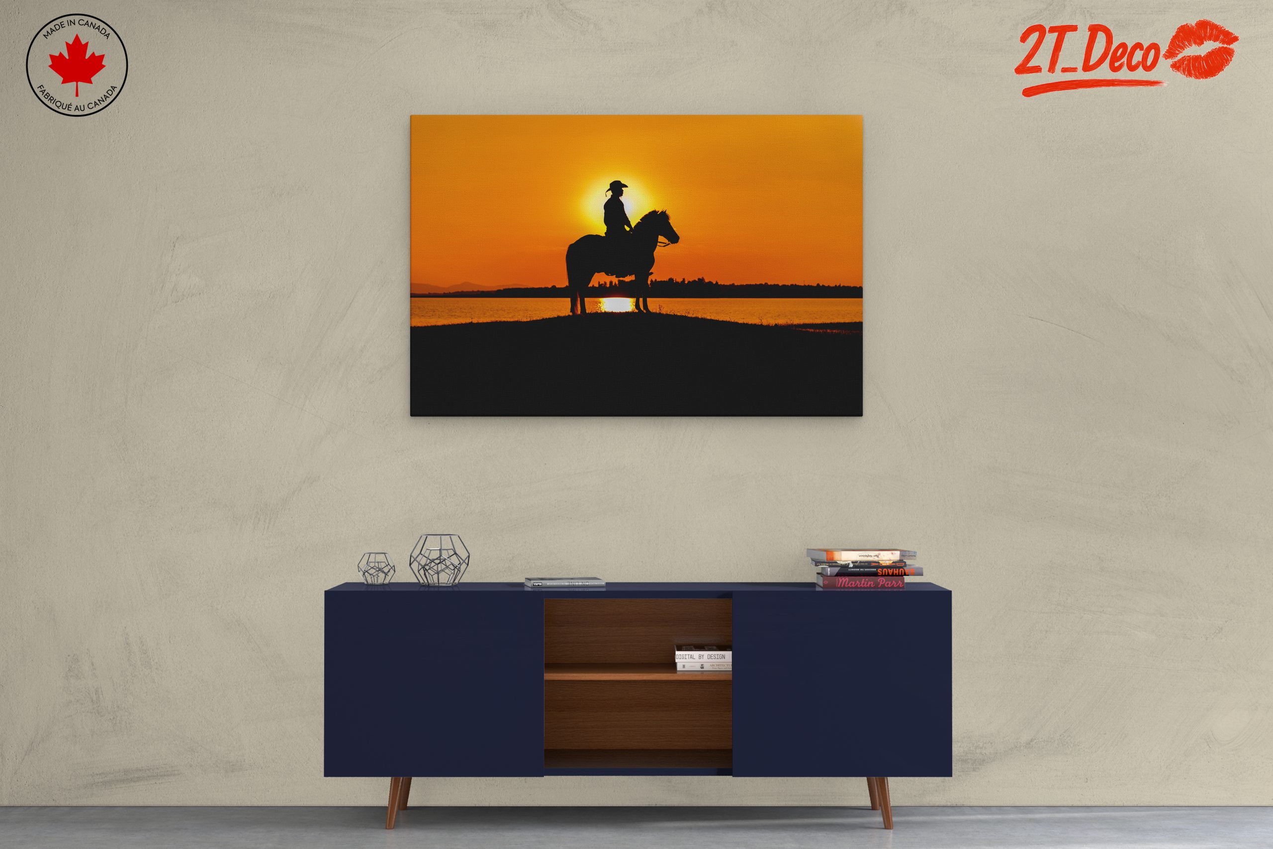 Silhouette of a Horse at Sunset - Image 3