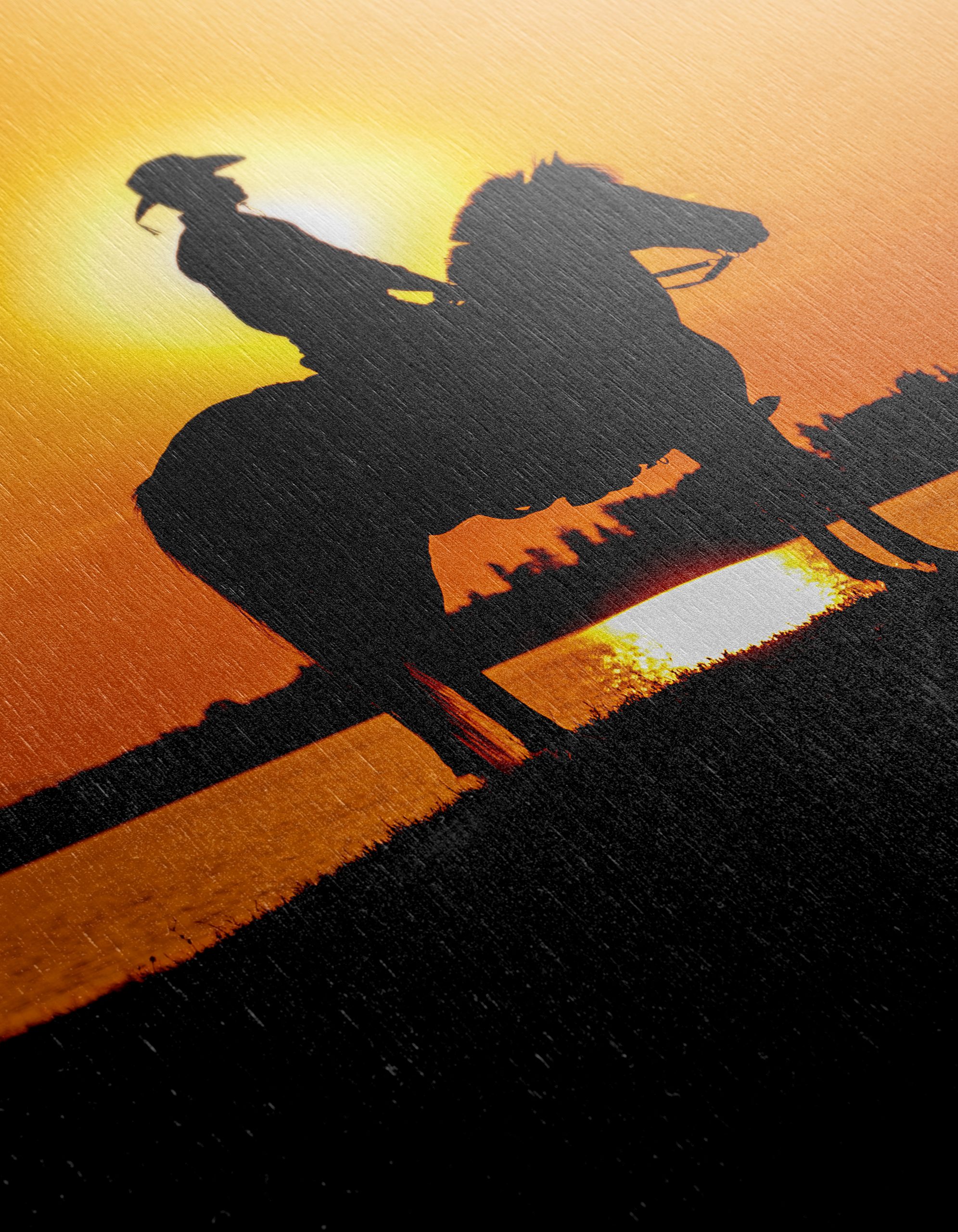 Silhouette of a Horse at Sunset - Image 12