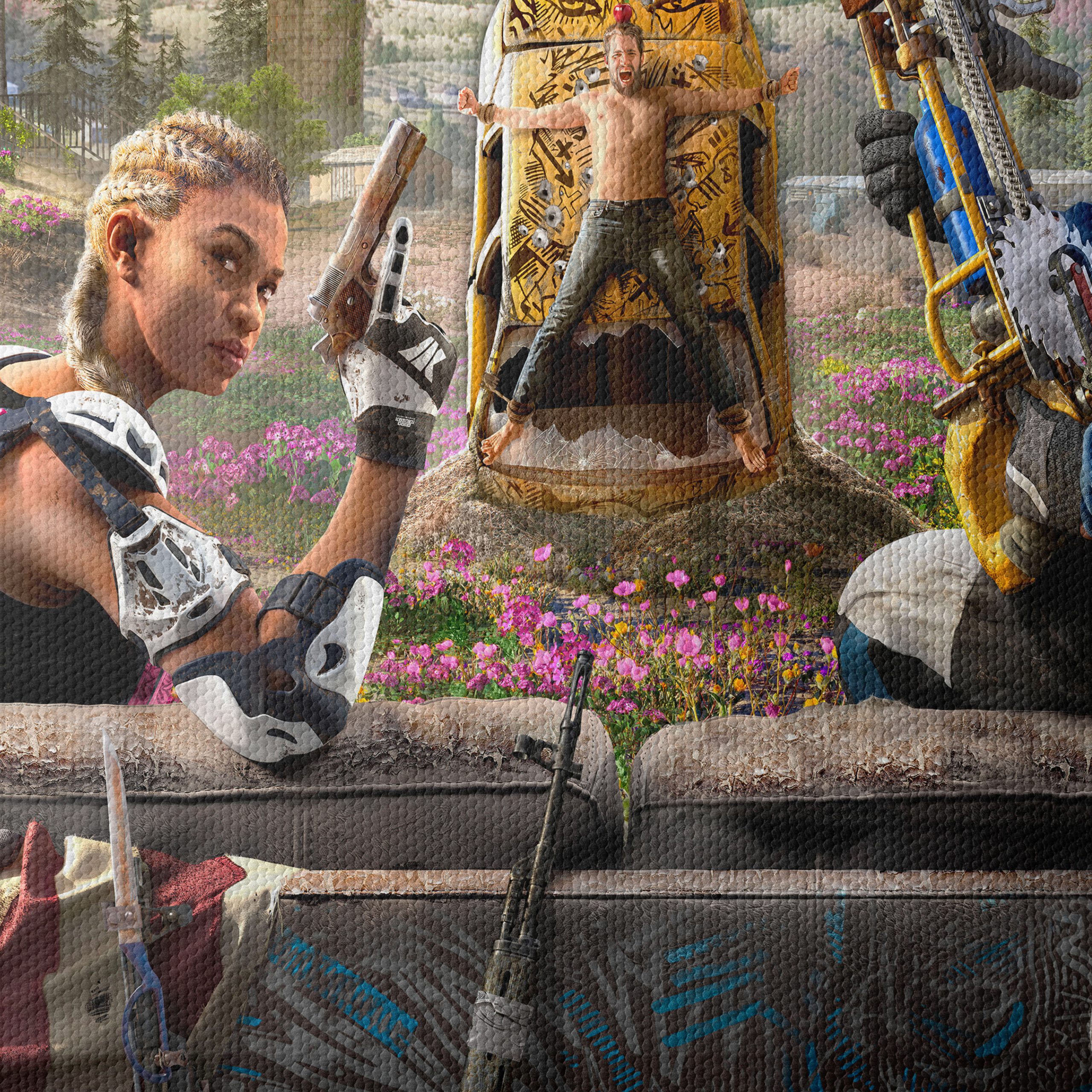 Dynamic Gaming Characters in Artistic Scene - Image 4
