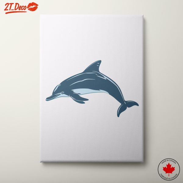 Stylized Dolphin Artwork