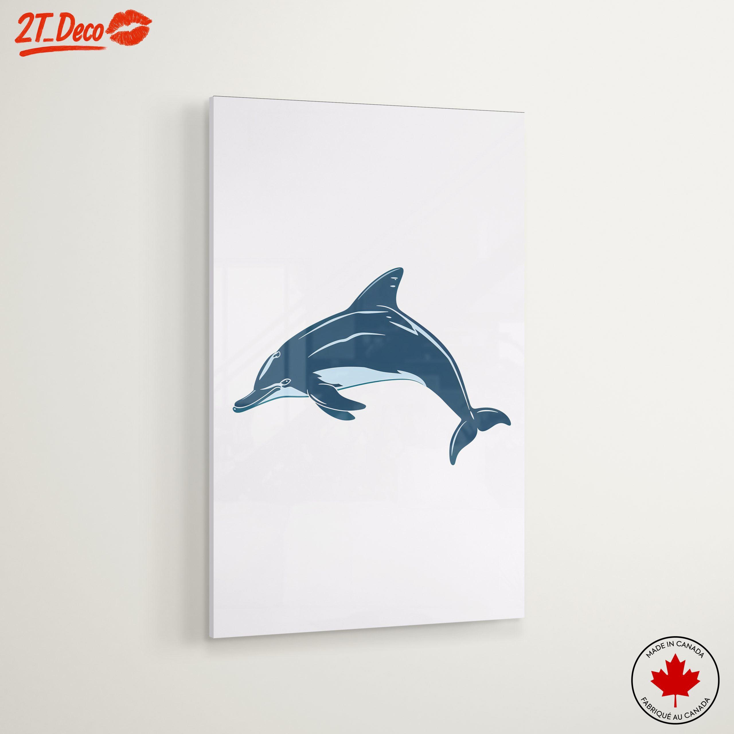 Stylized Dolphin Artwork - Image 6