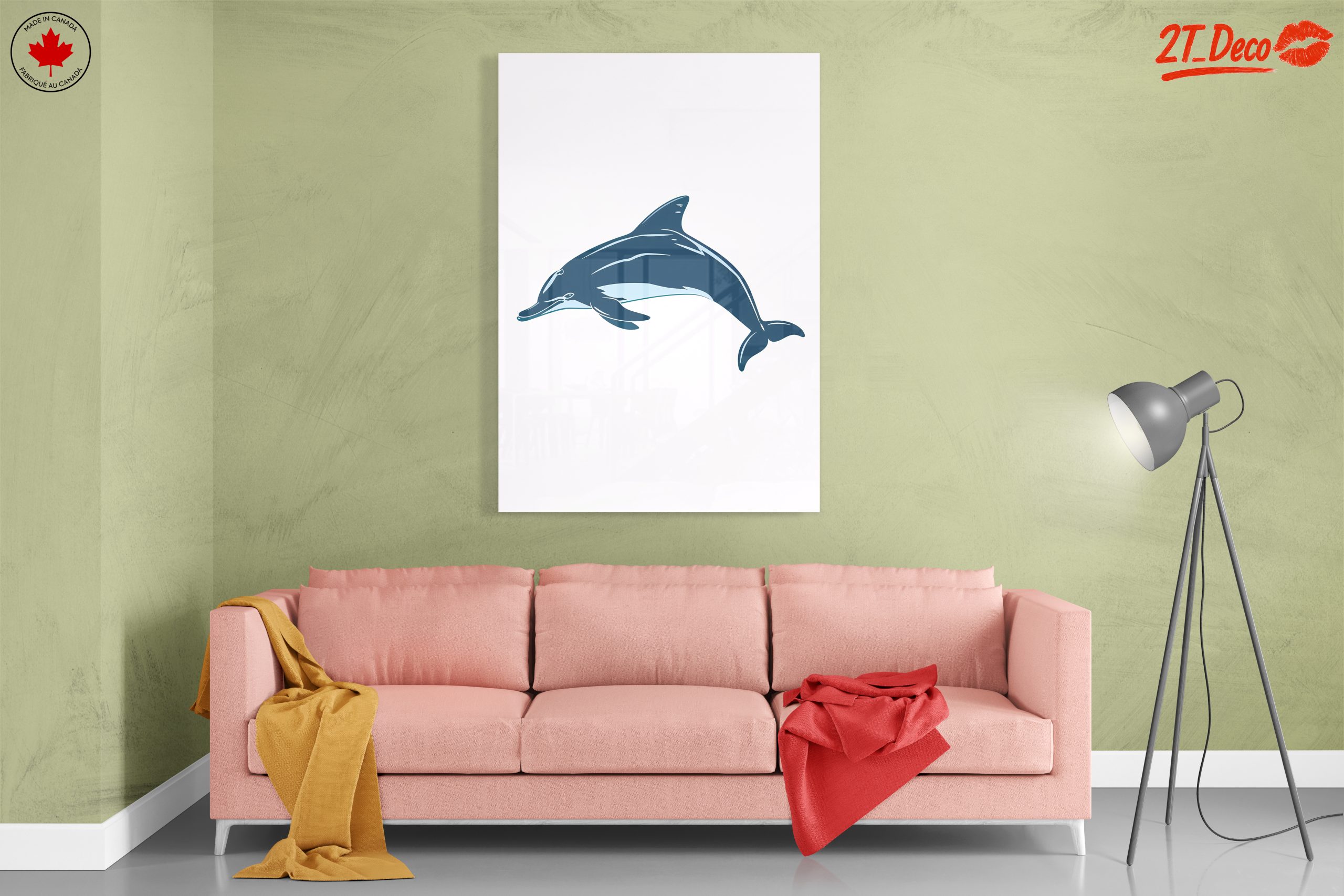 Stylized Dolphin Artwork - Image 7