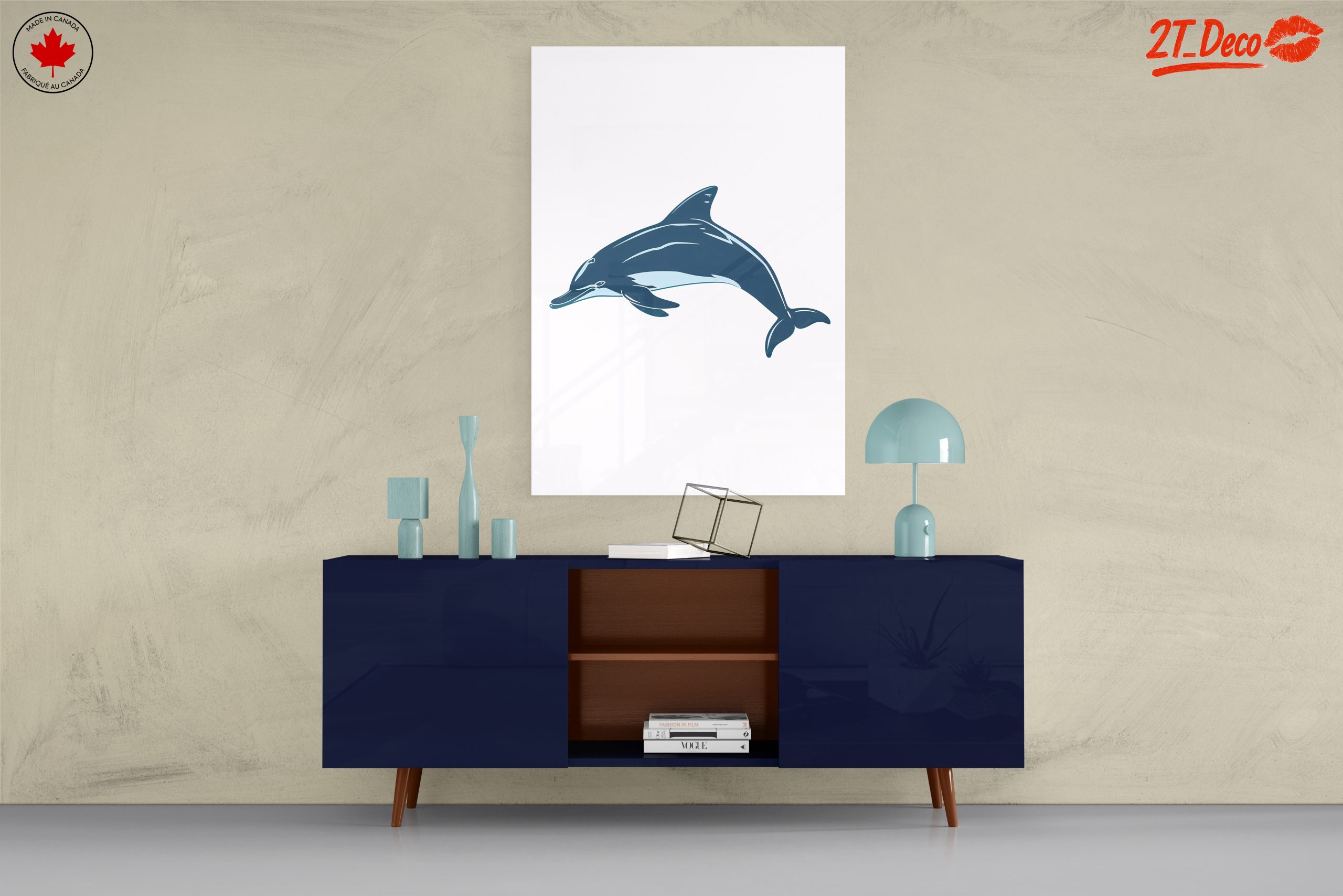 Stylized Dolphin Artwork - Image 8