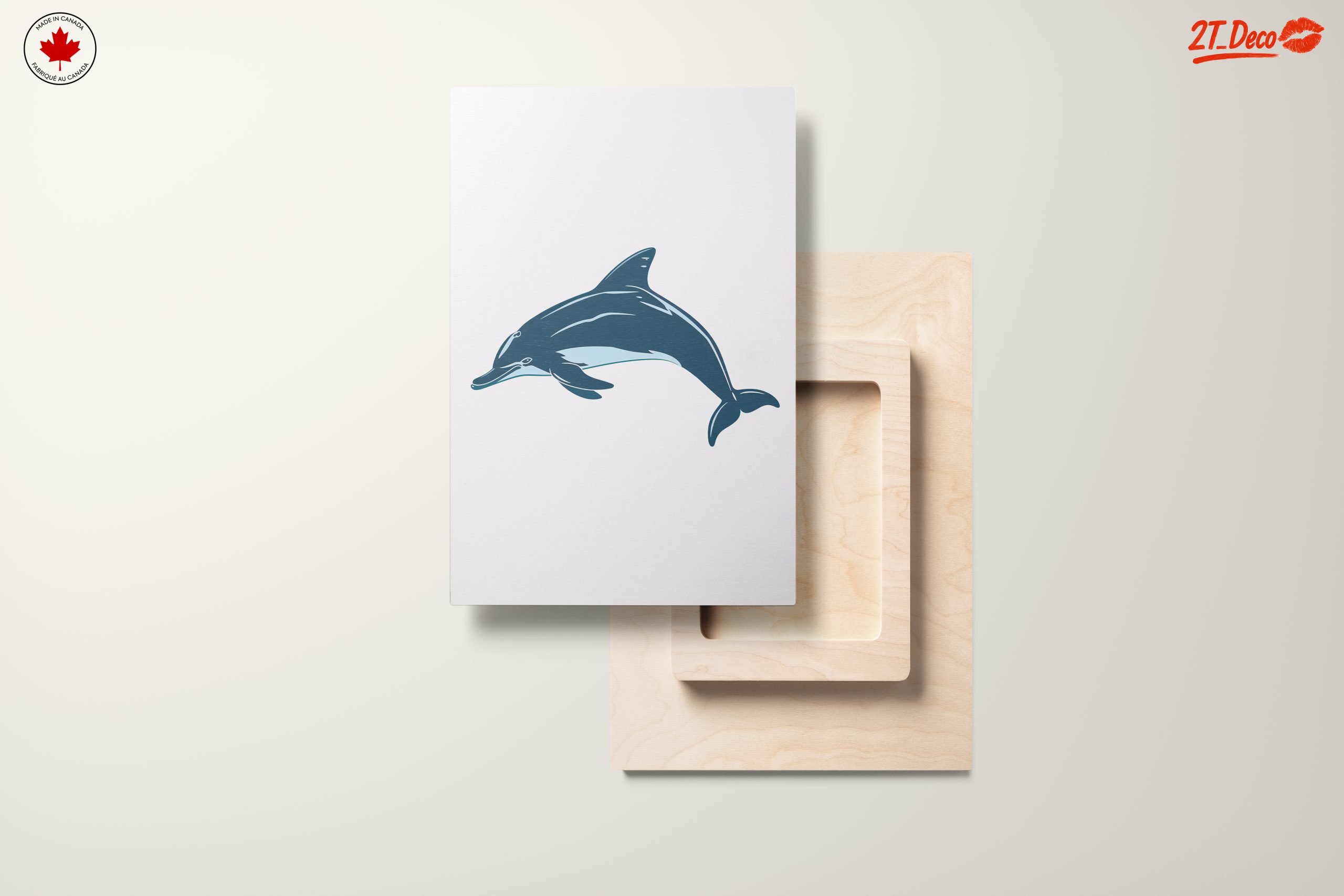 Stylized Dolphin Artwork - Image 11