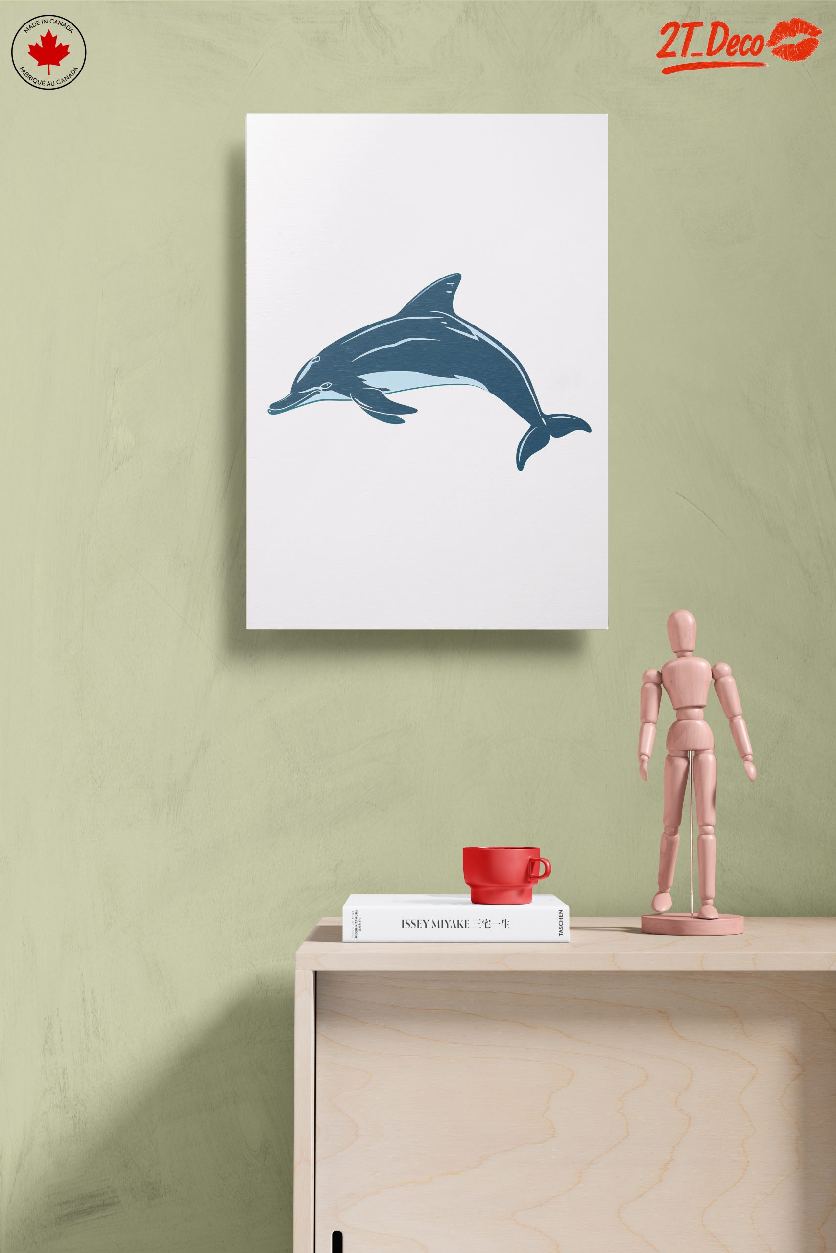 Stylized Dolphin Artwork - Image 14