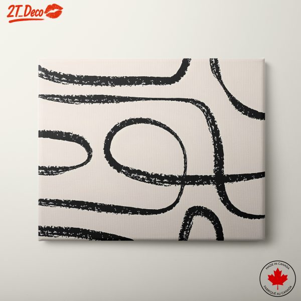 Bold Abstract Lines Art