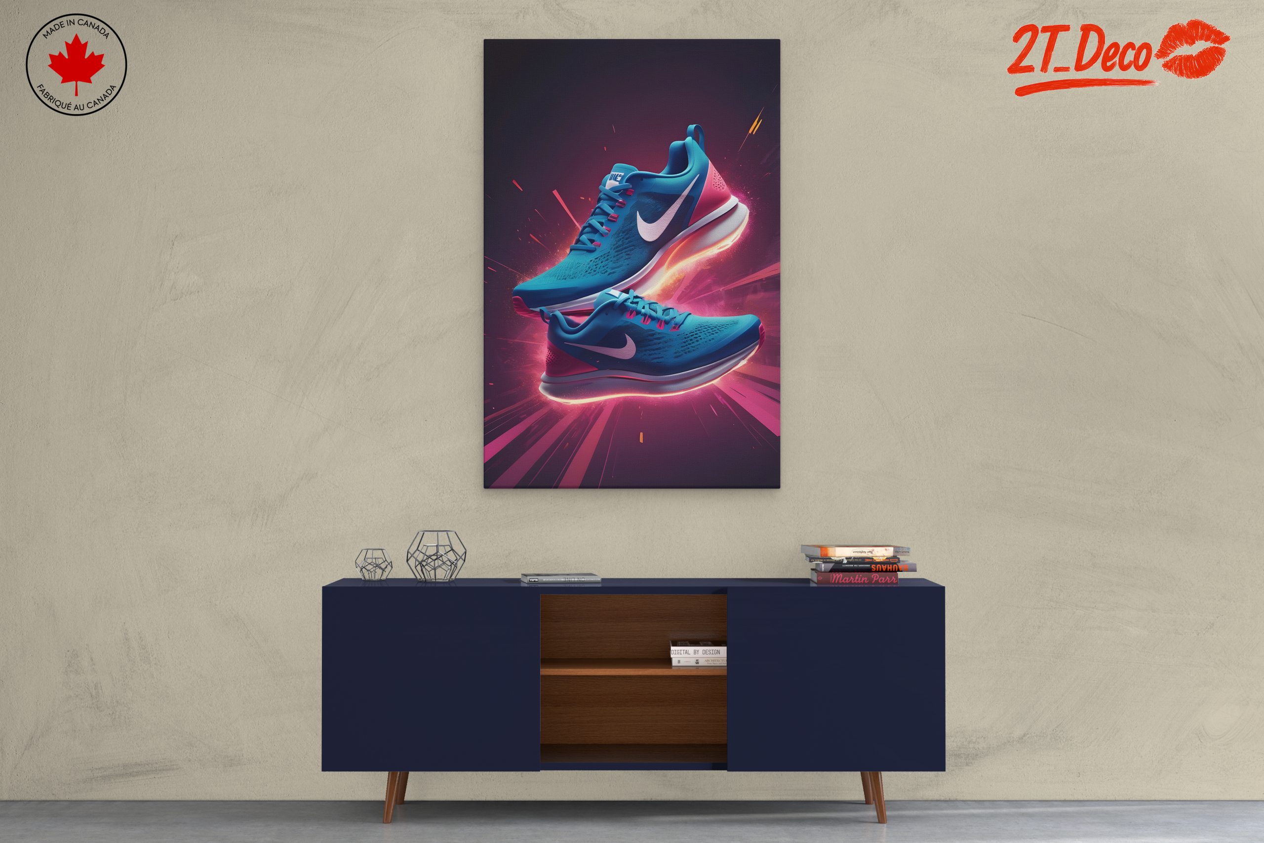 Dynamic Nike Running Shoes in Bright Colors - Image 3