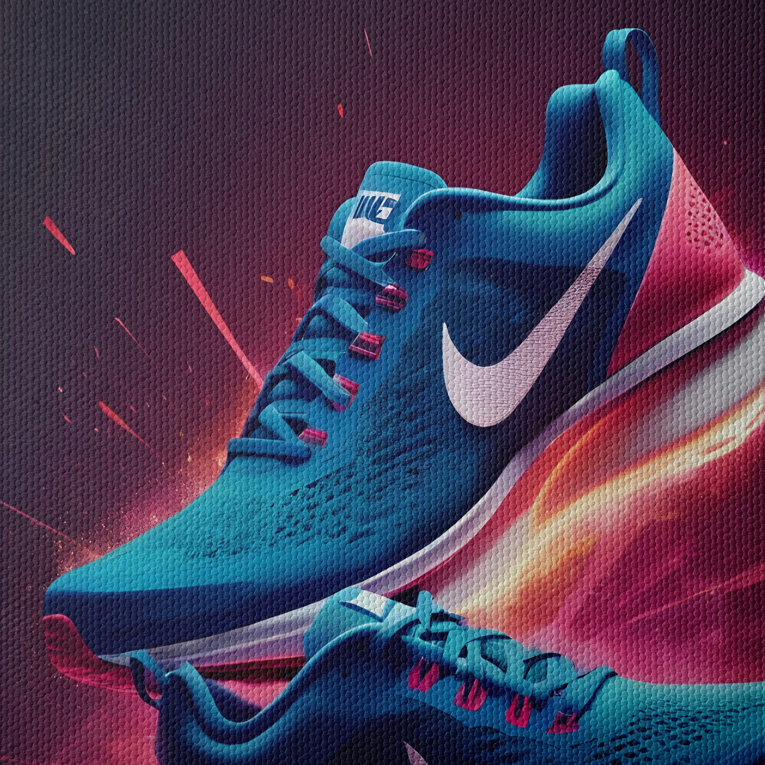 Dynamic Nike Running Shoes in Bright Colors - Image 4