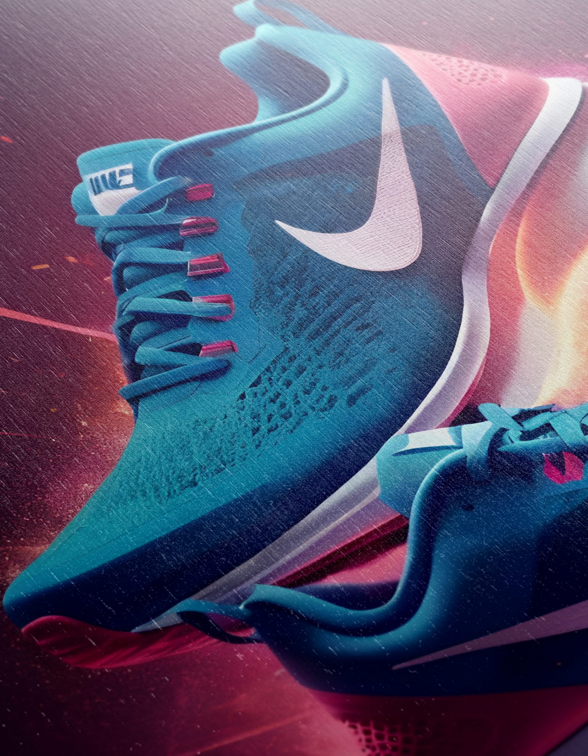 Dynamic Nike Running Shoes in Bright Colors - Image 12