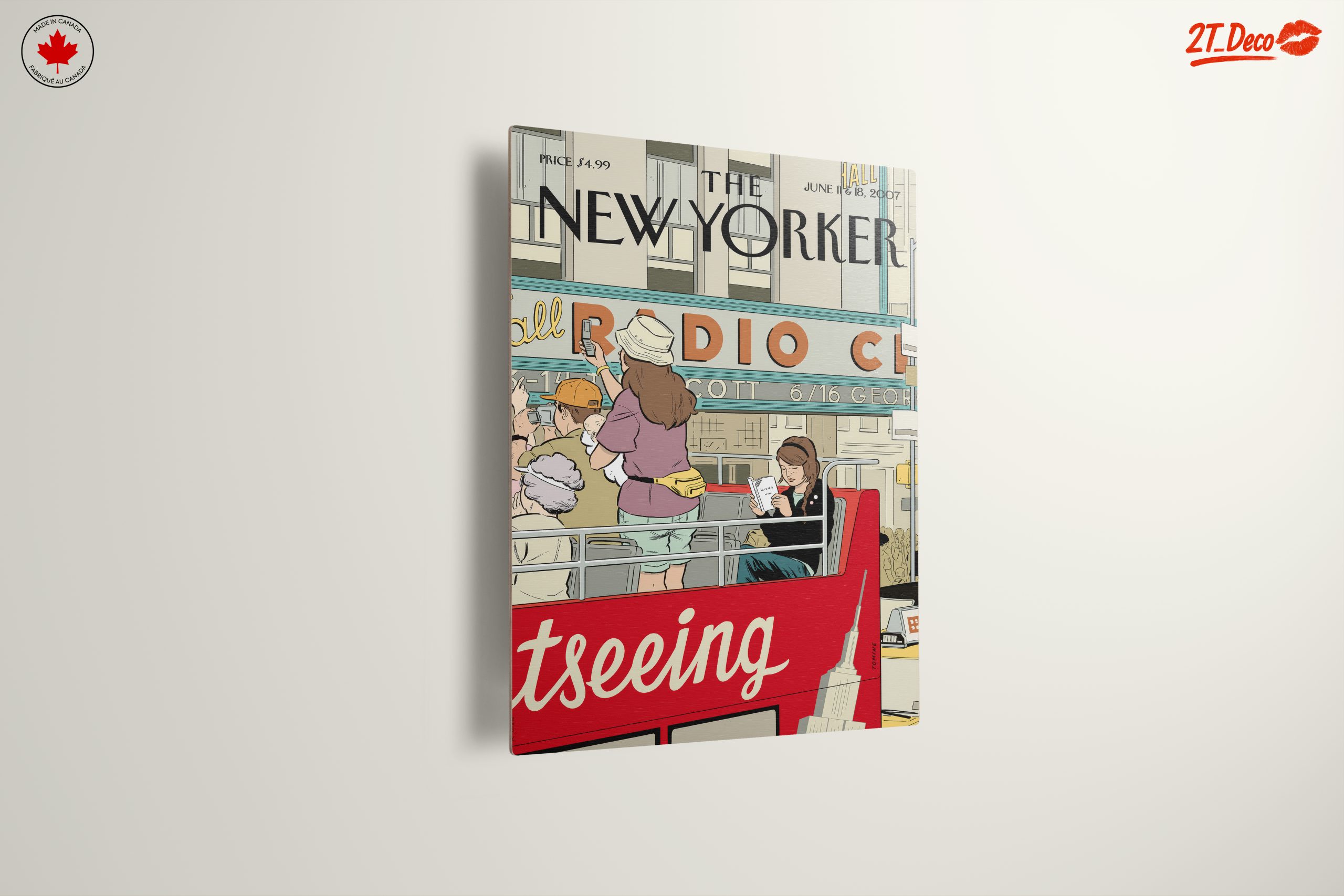 New Yorker Magazine Illustration of Sightseeing - Image 13