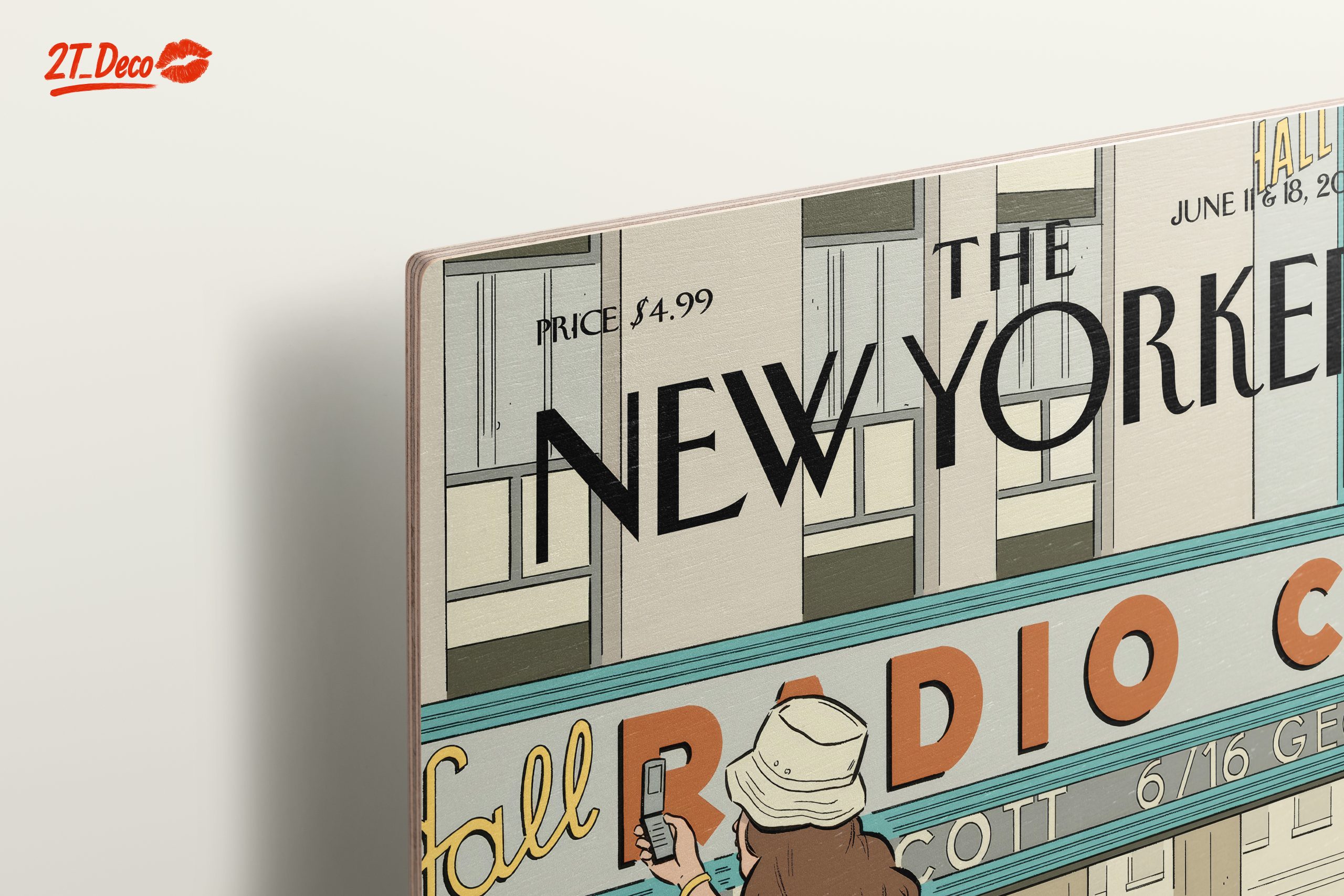 New Yorker Magazine Illustration of Sightseeing - Image 15