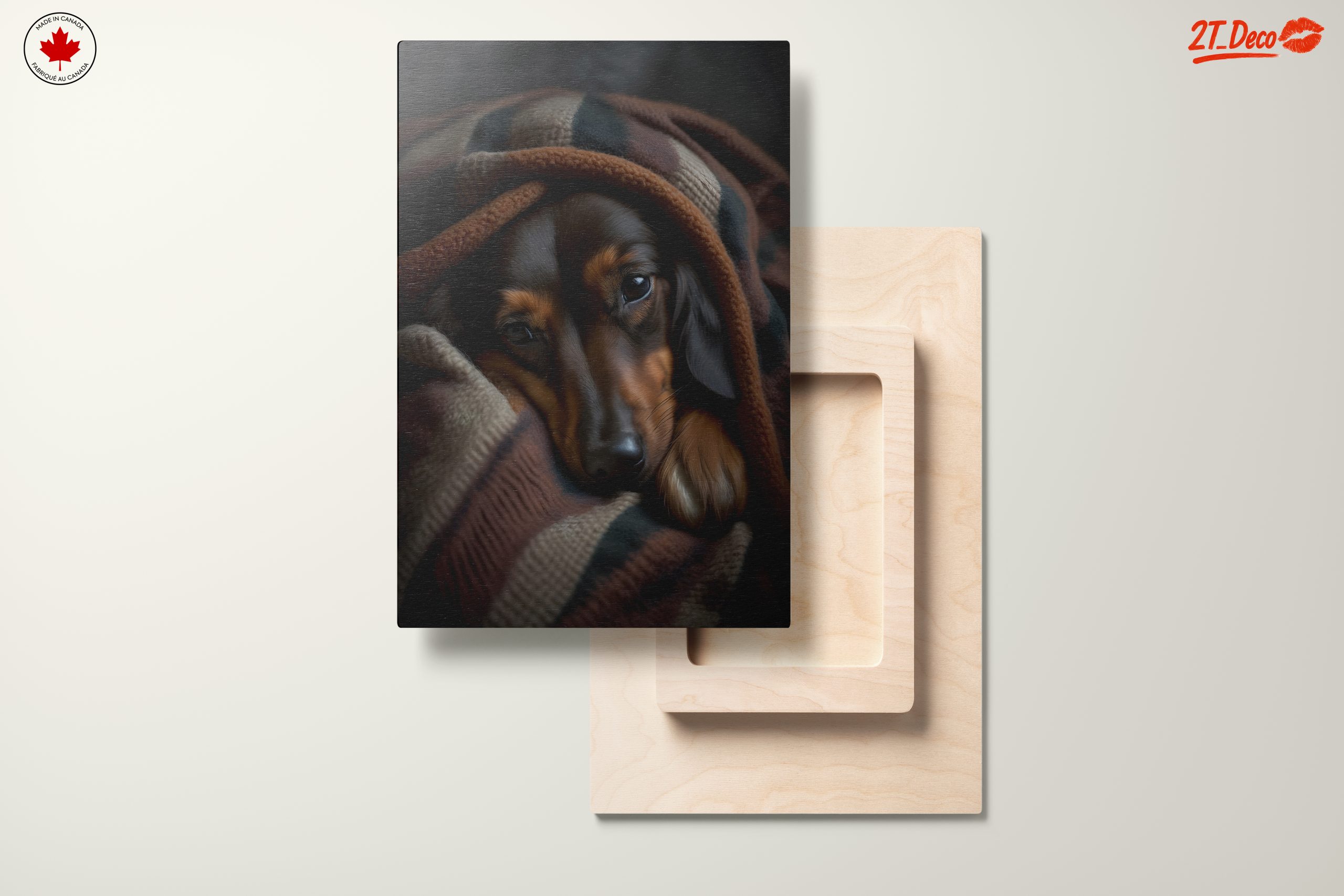 Cozy Dog Wrapped in a Blanket - Image 11