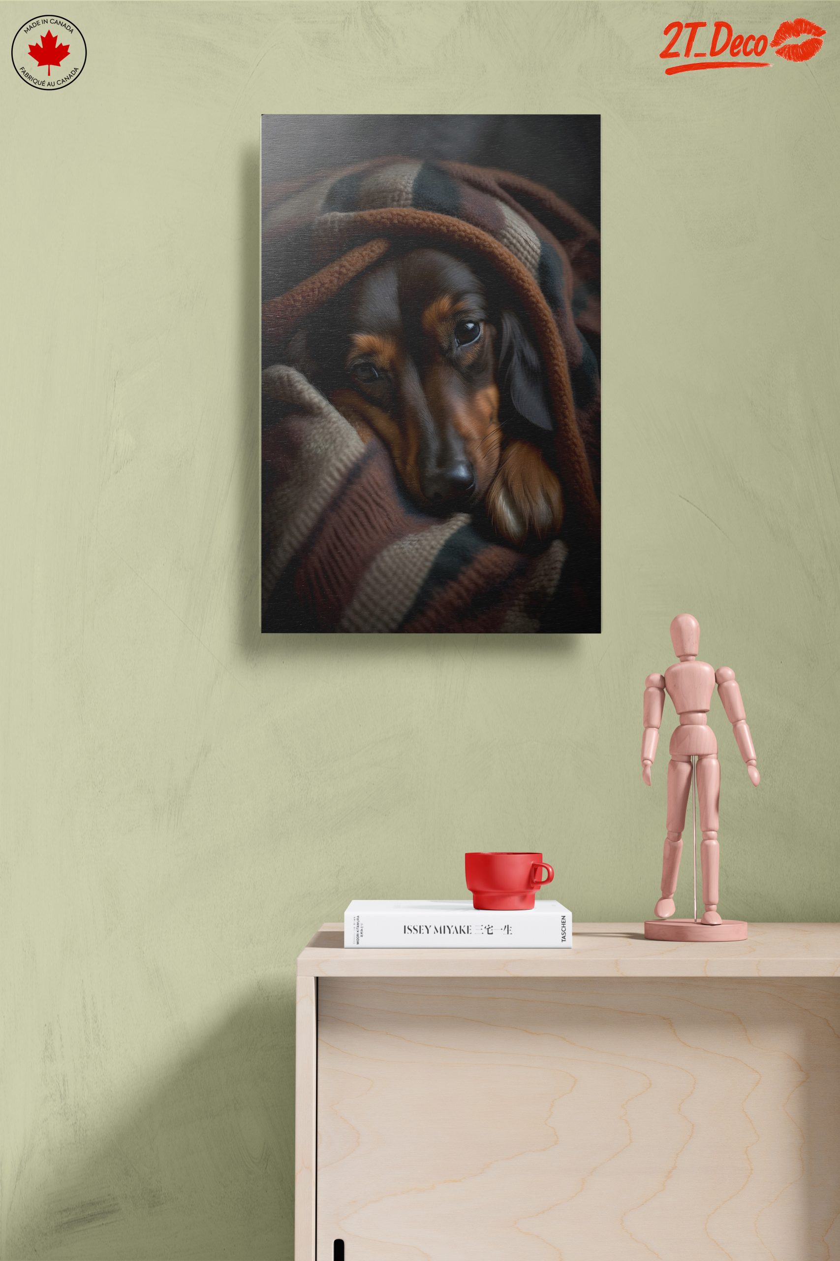 Cozy Dog Wrapped in a Blanket - Image 14