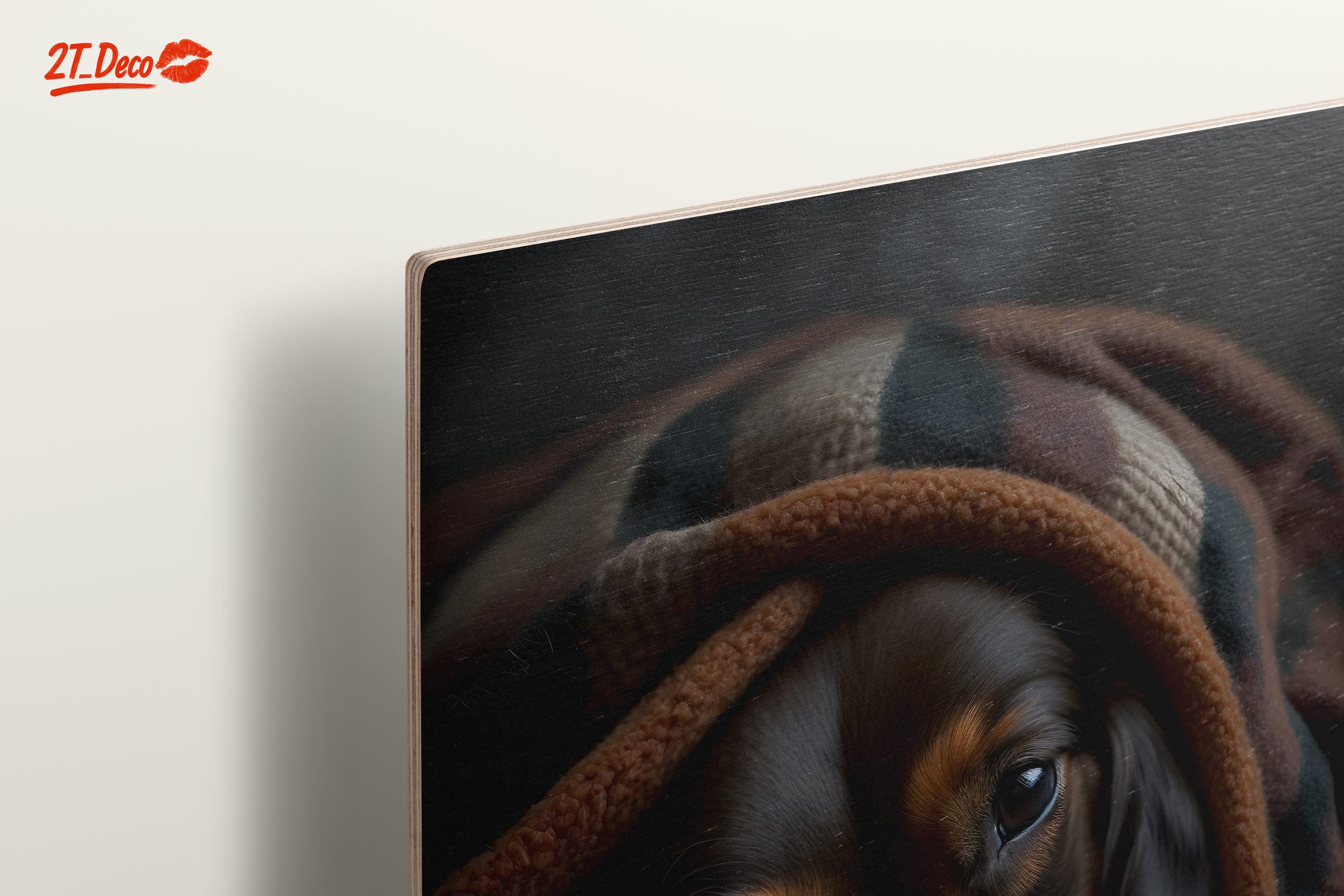 Cozy Dog Wrapped in a Blanket - Image 15