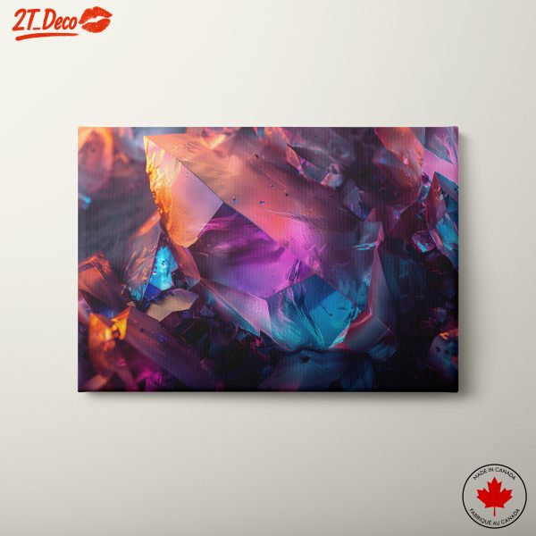 Vibrant Abstract Crystal Art