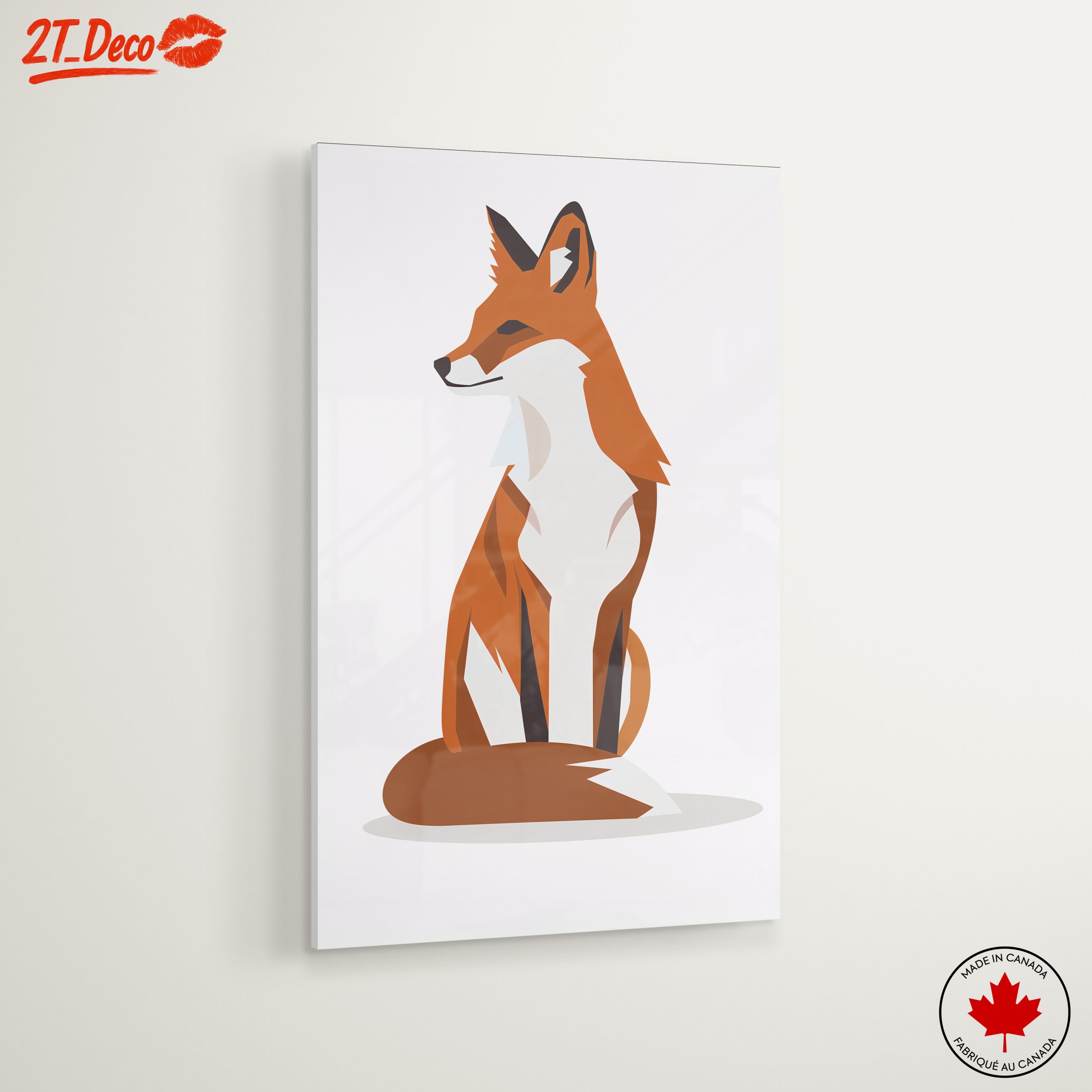 Stylized Fox Illustration for Home Decor - Image 6