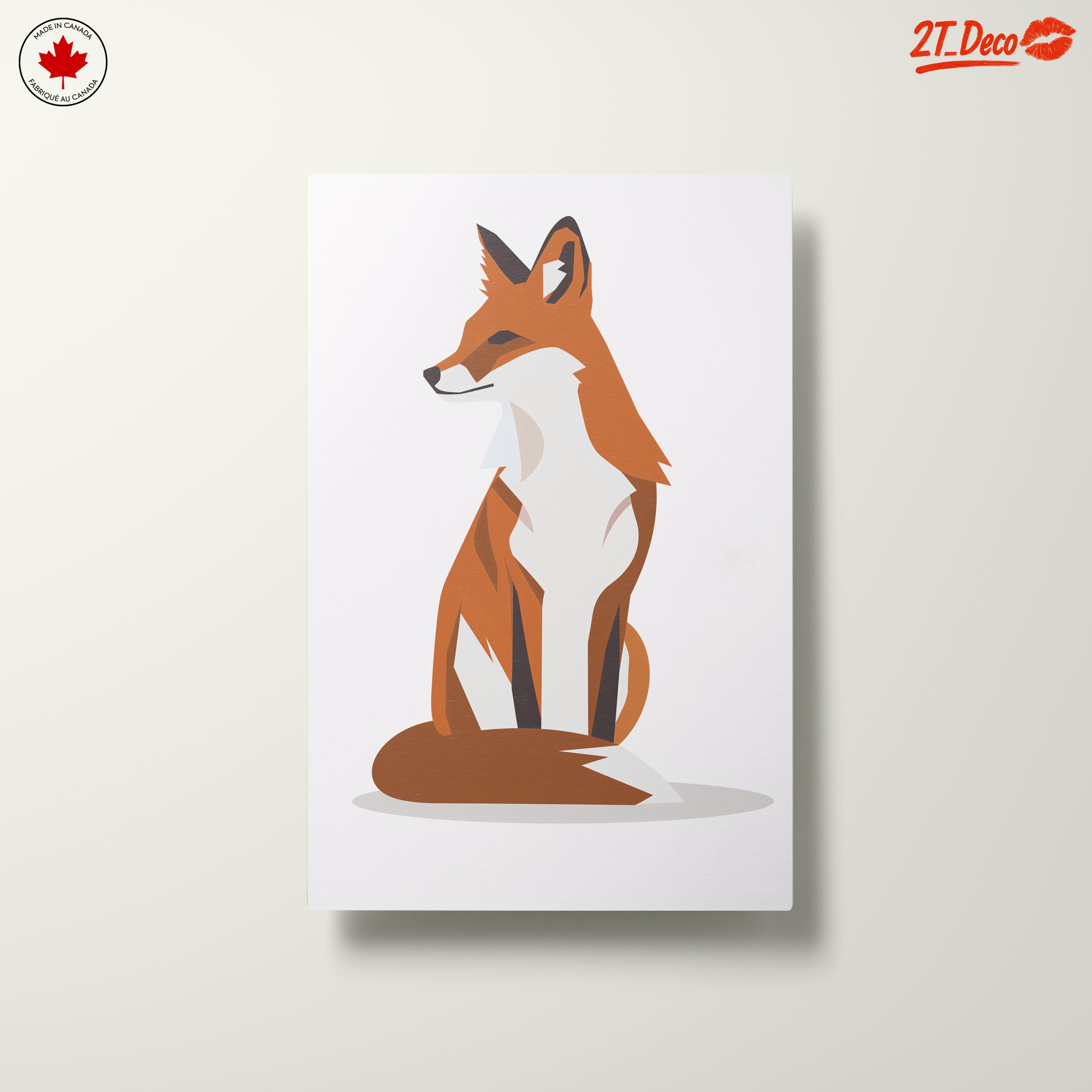 Stylized Fox Illustration for Home Decor - Image 10