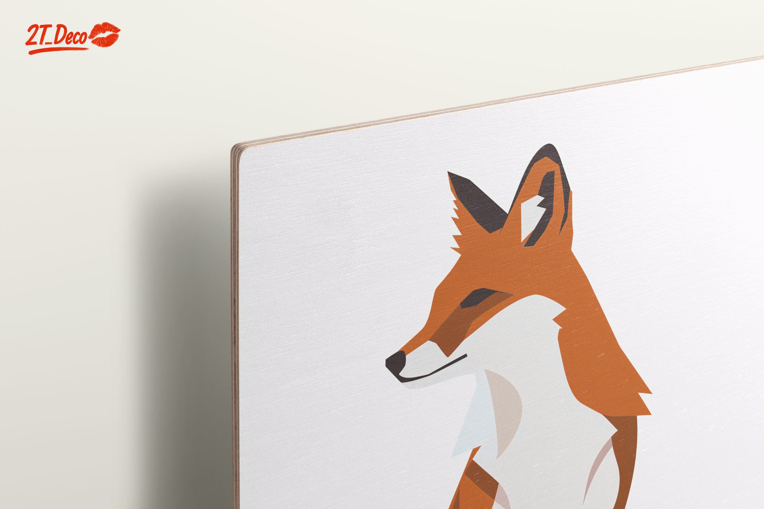 Stylized Fox Illustration for Home Decor - Image 15
