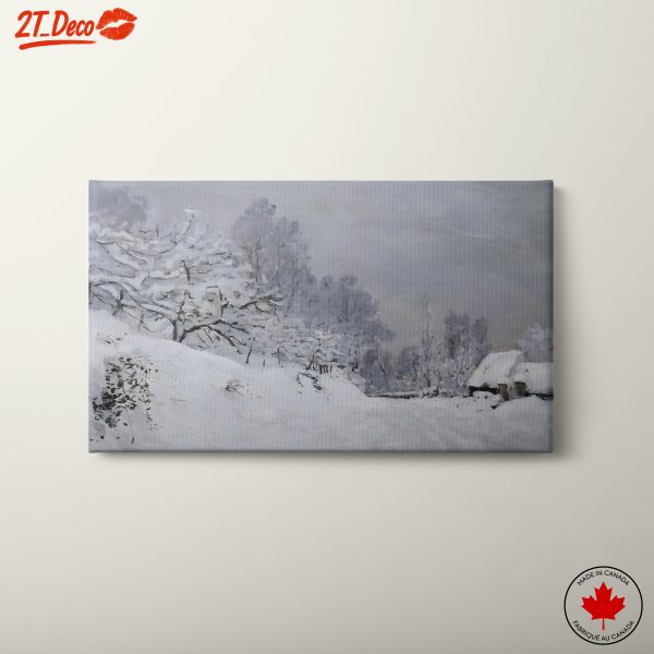 Serene Snowy Landscape with Trees 2