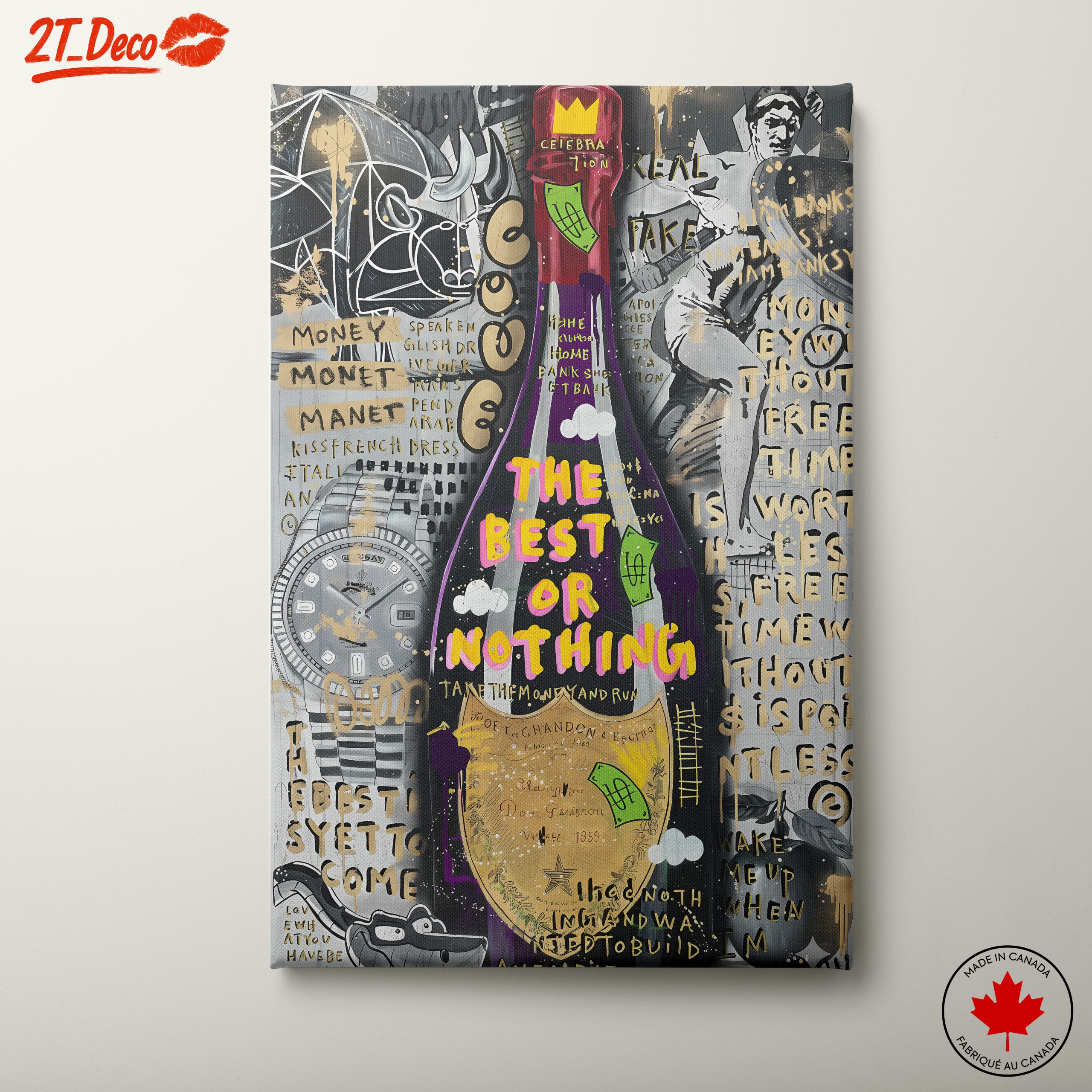 The Best Or Nothing Pop Art Piece