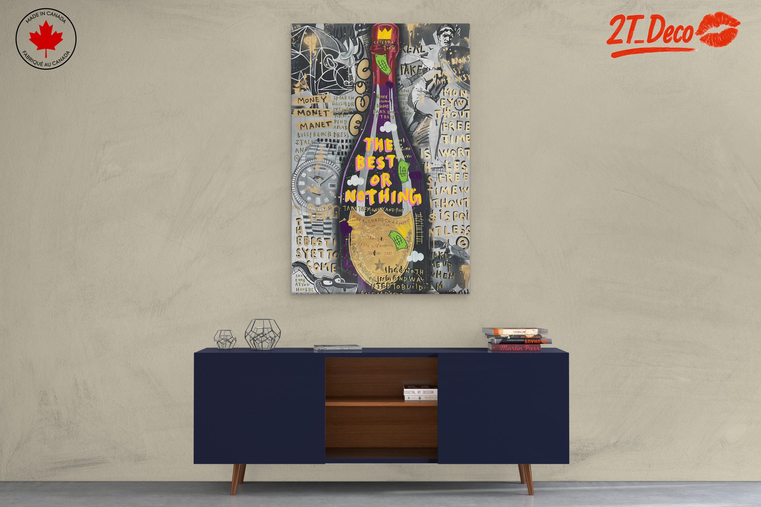 The Best Or Nothing Pop Art Piece - Image 3