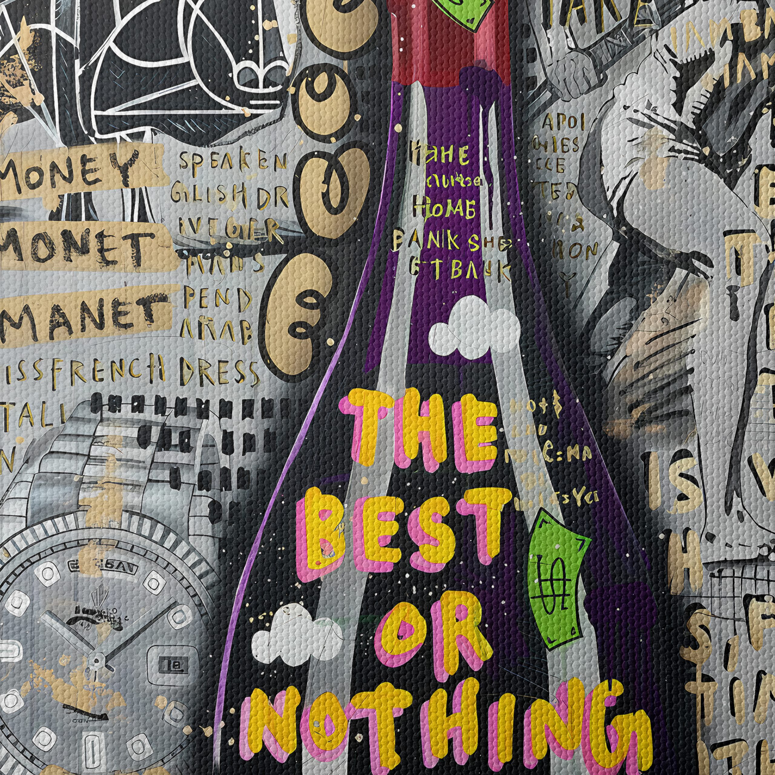 The Best Or Nothing Pop Art Piece - Image 4