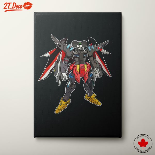 Anime-Inspired Robotic Character Art