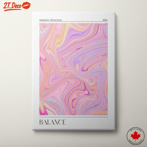 Colorful Fluid Art Balance Design