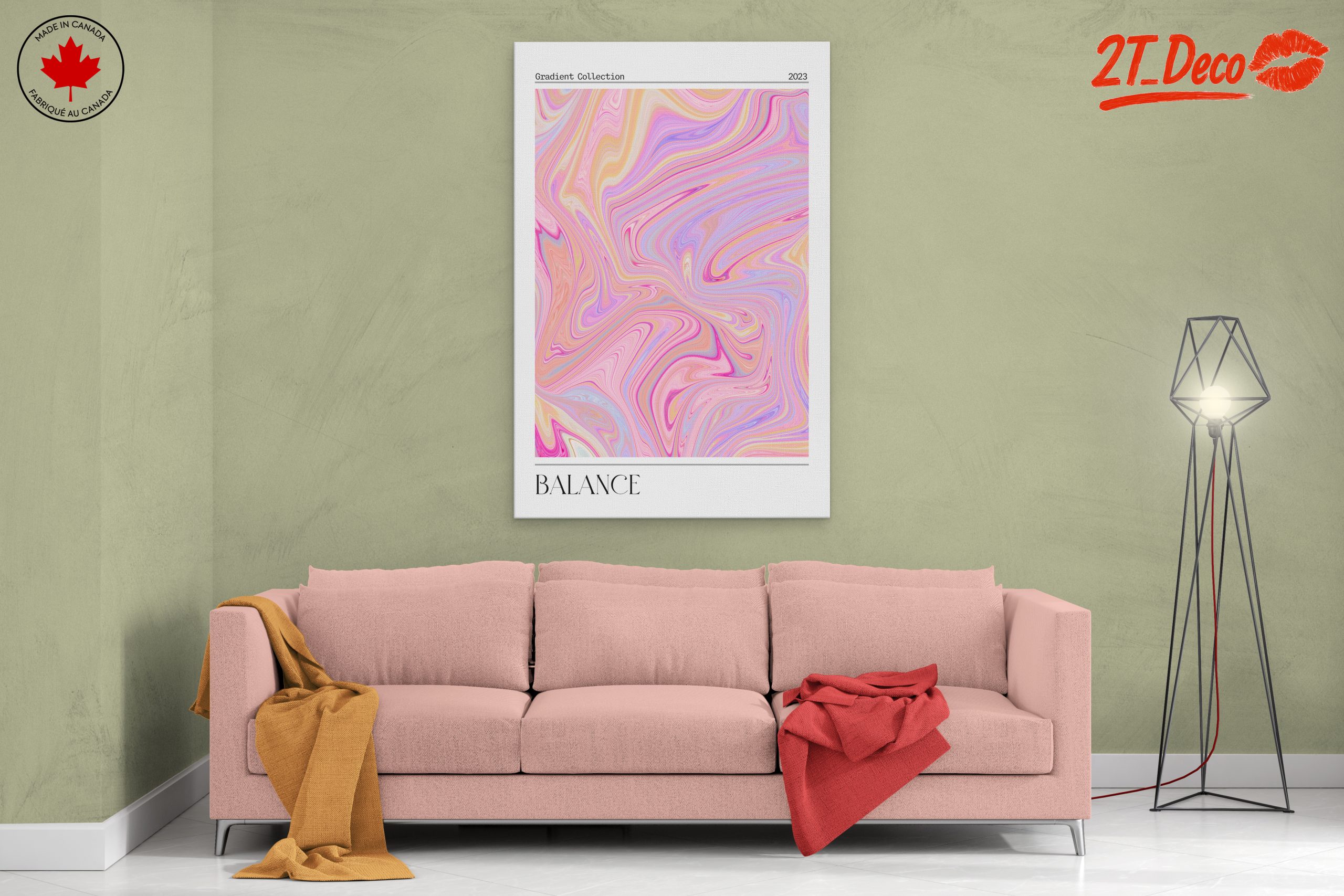 Colorful Fluid Art Balance Design - Image 2