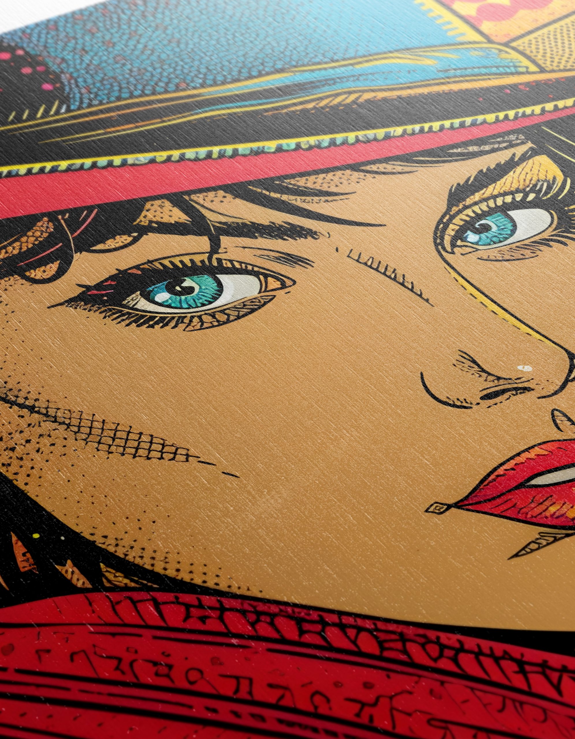 Vibrant Pop Art Cowgirl Illustration - Image 12