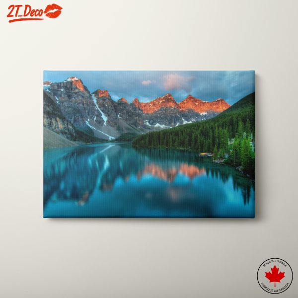 Majestic Mountain Landscape with Reflective Lake