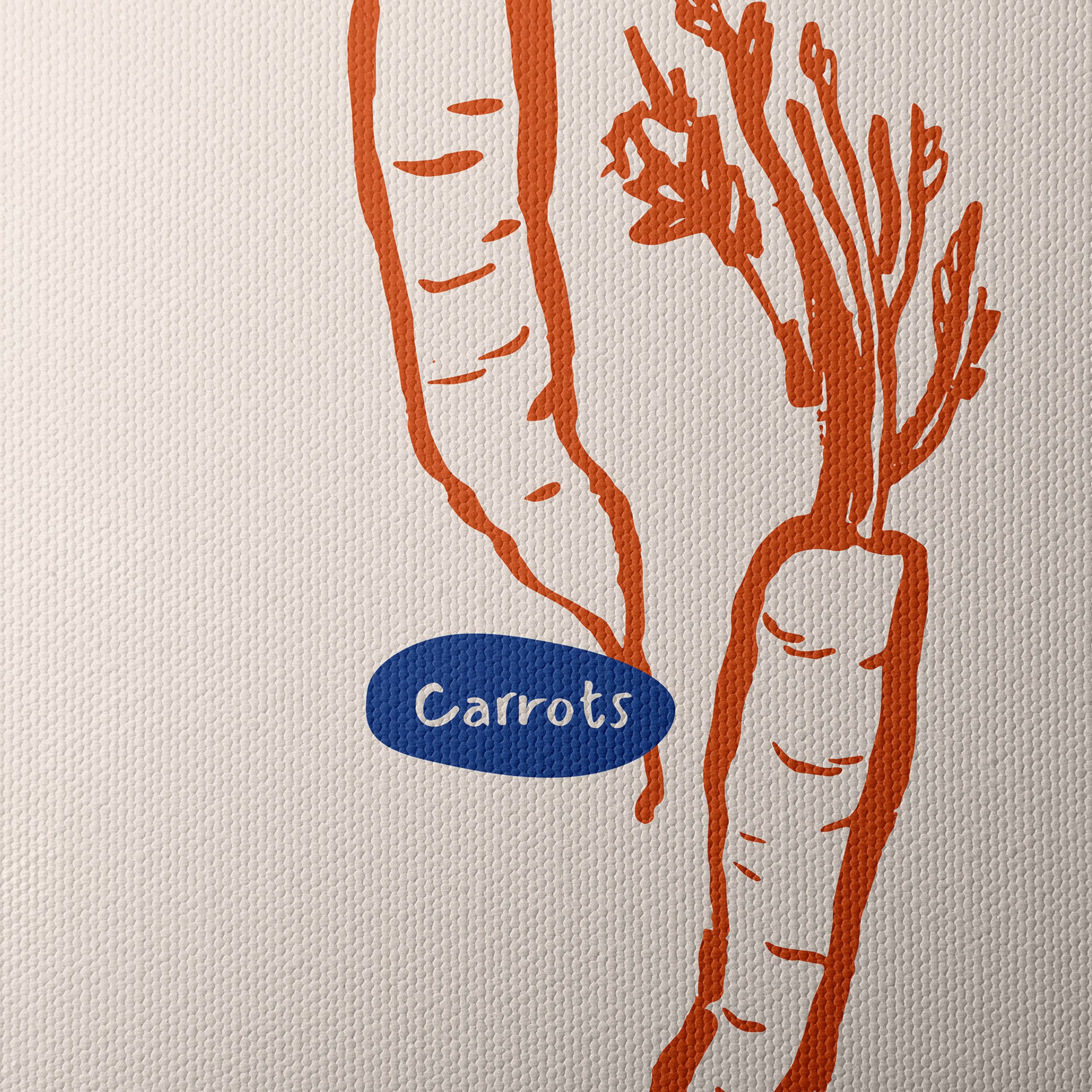 Carrot Artwork for Vegan Enthusiasts - Image 4