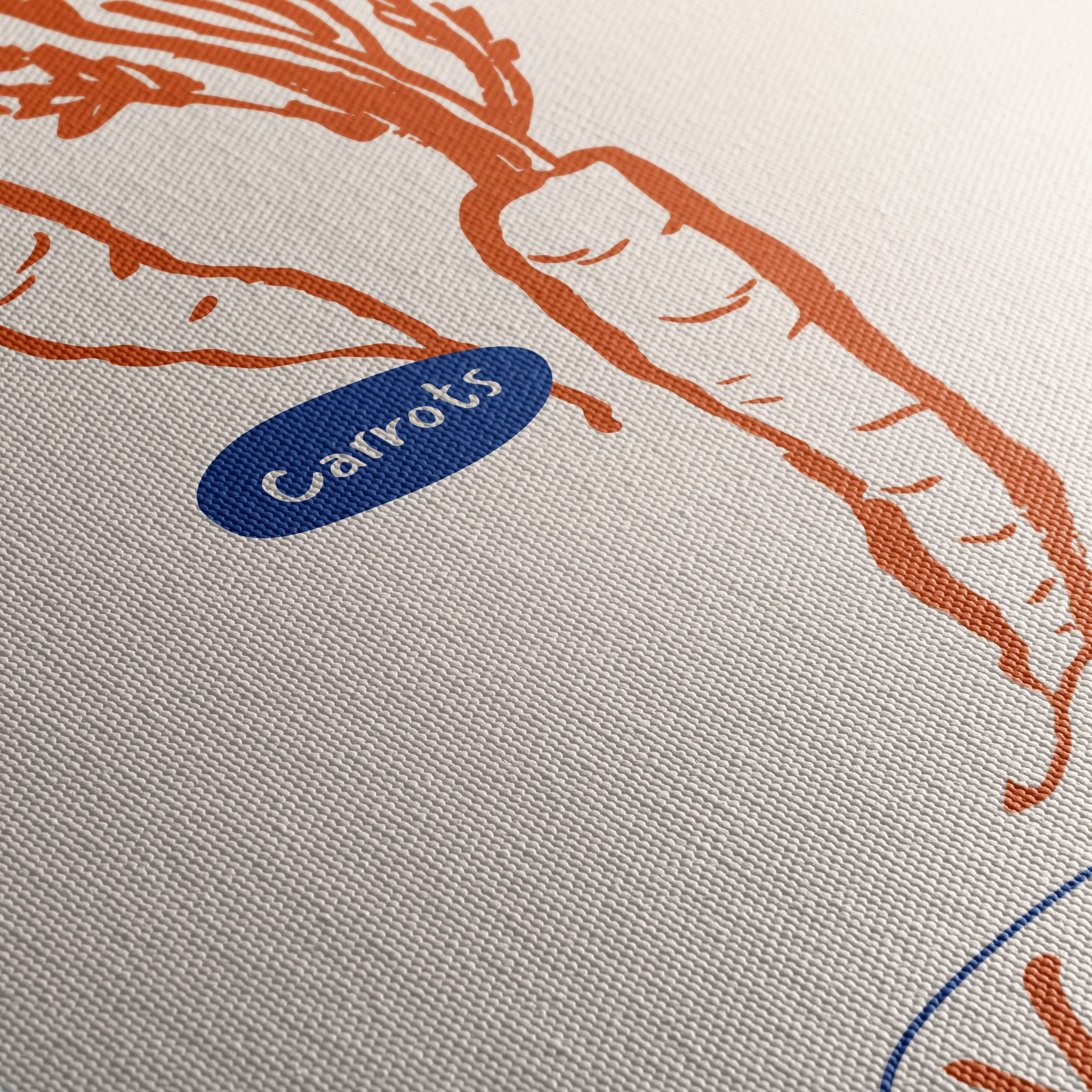 Carrot Artwork for Vegan Enthusiasts - Image 5