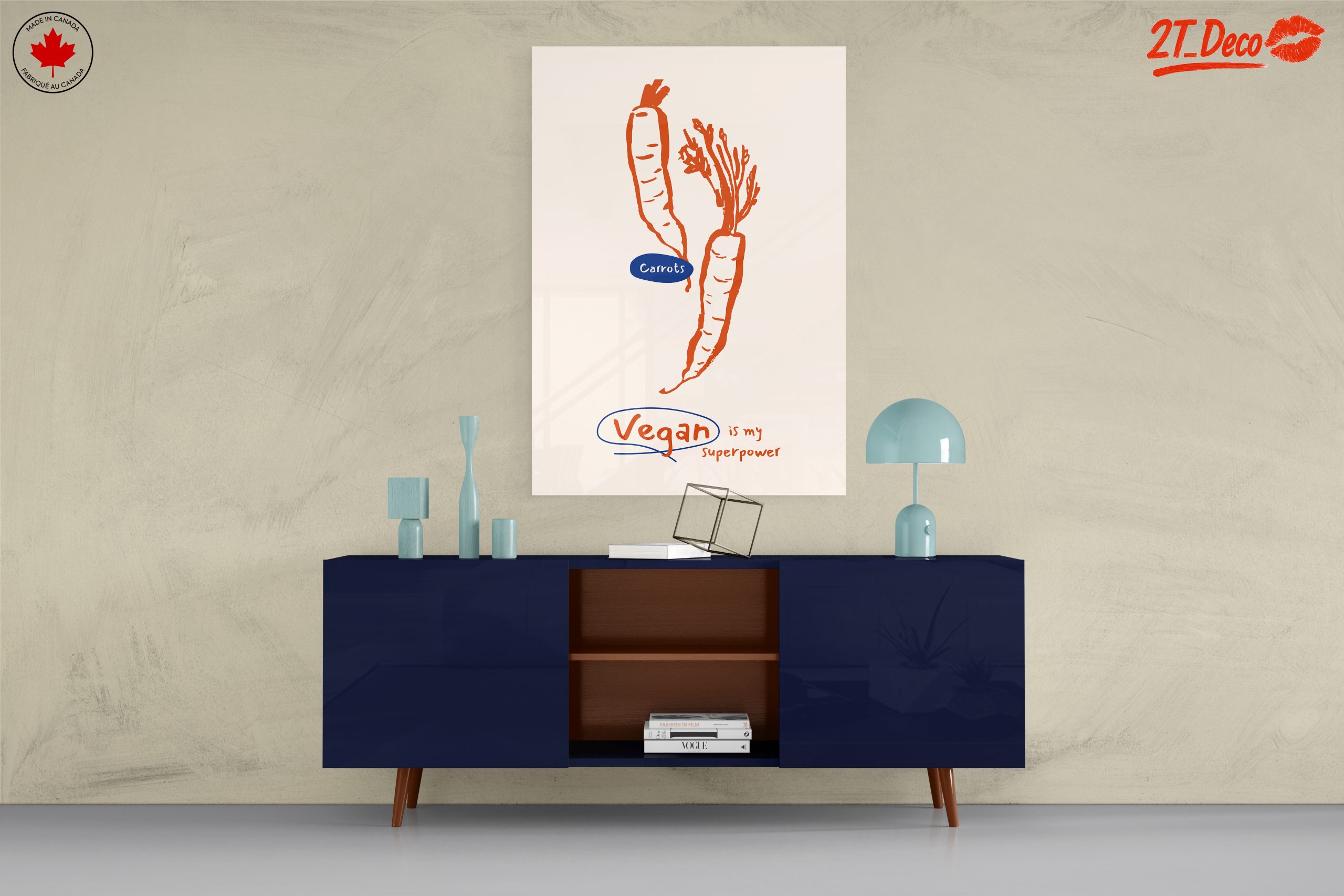 Carrot Artwork for Vegan Enthusiasts - Image 8