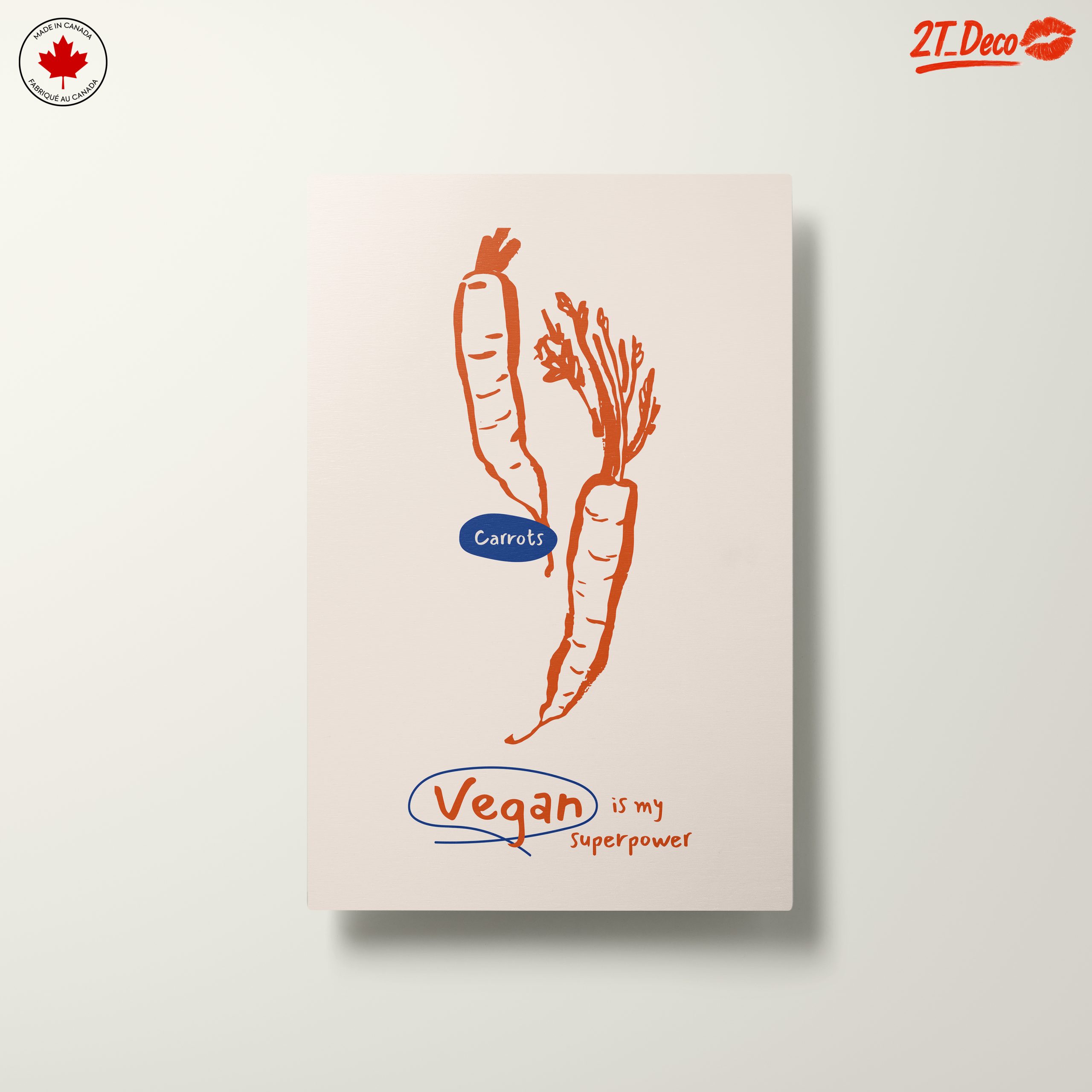 Carrot Artwork for Vegan Enthusiasts - Image 10