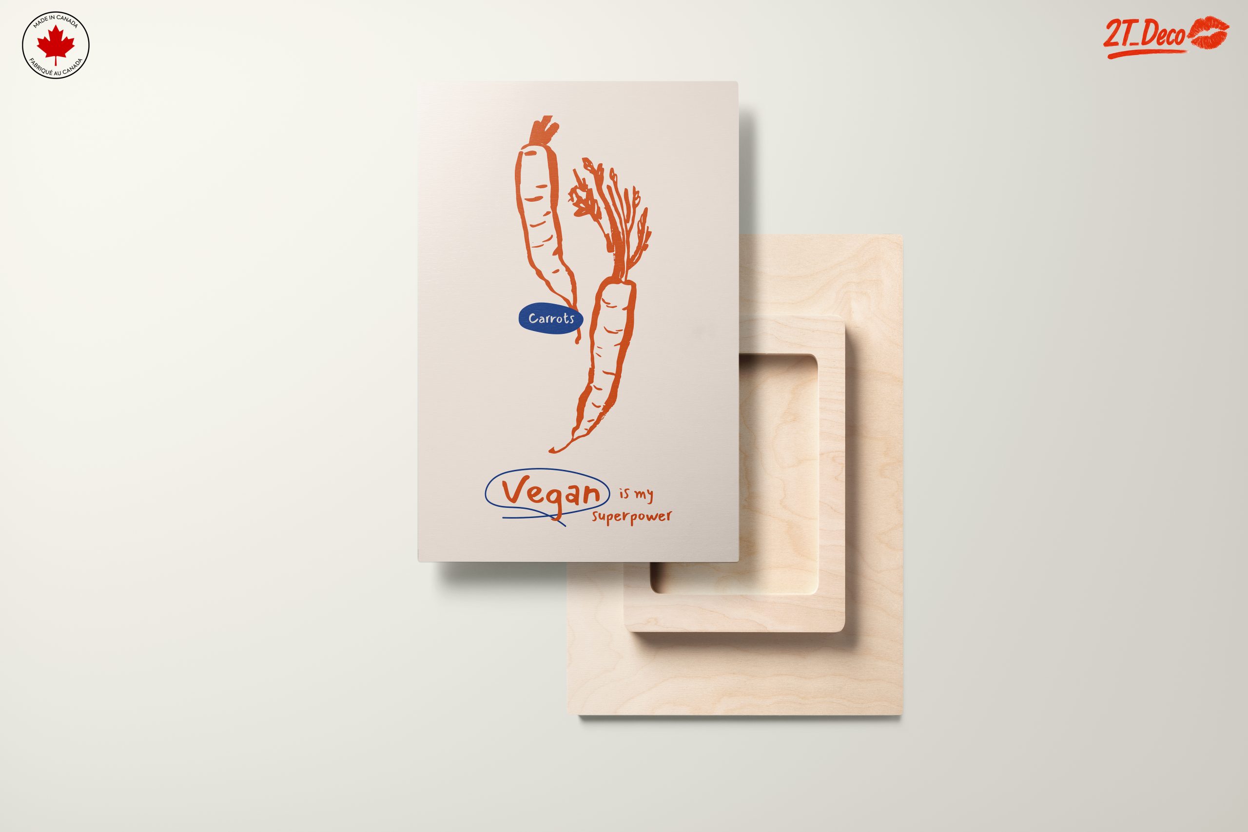 Carrot Artwork for Vegan Enthusiasts - Image 11