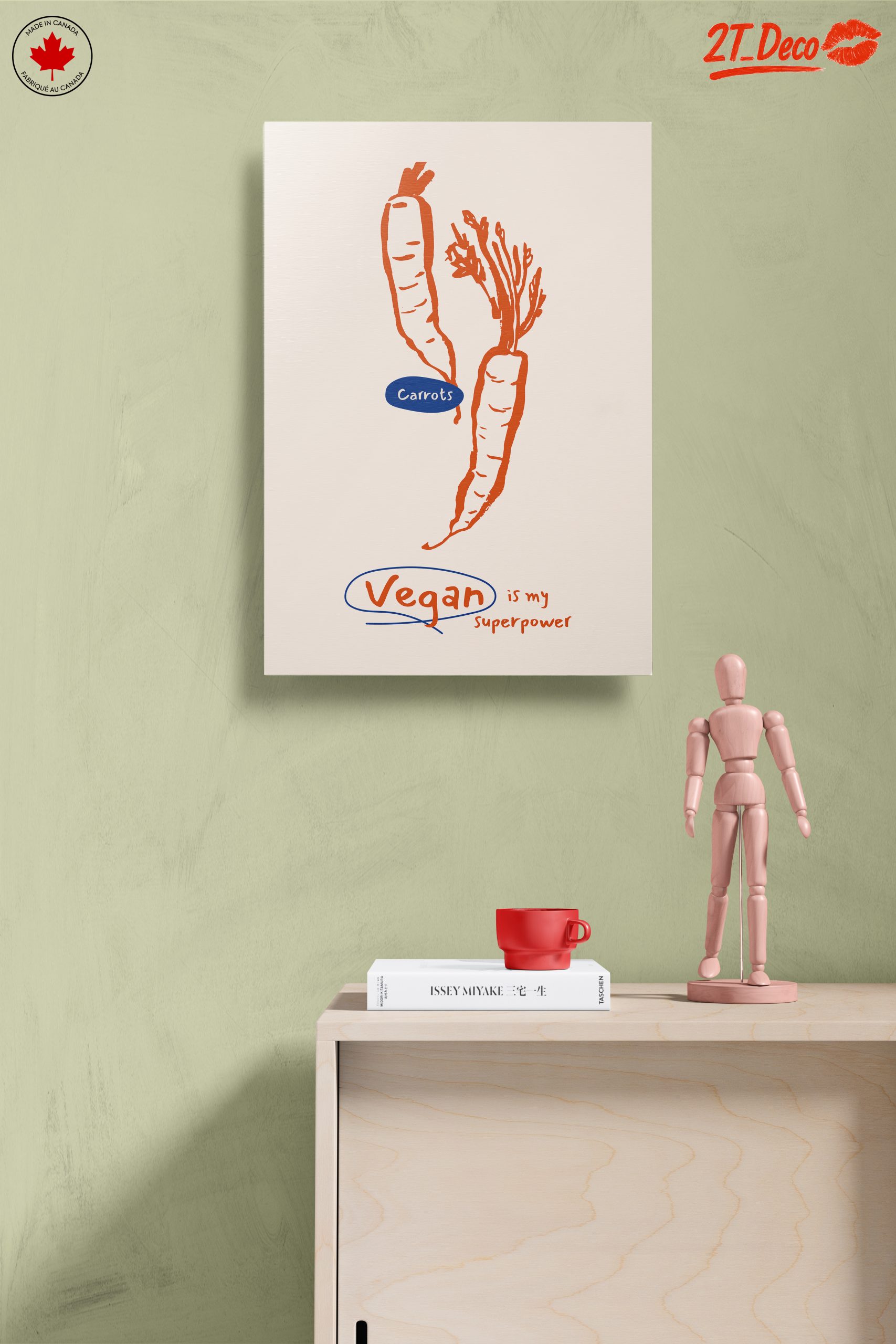 Carrot Artwork for Vegan Enthusiasts - Image 14