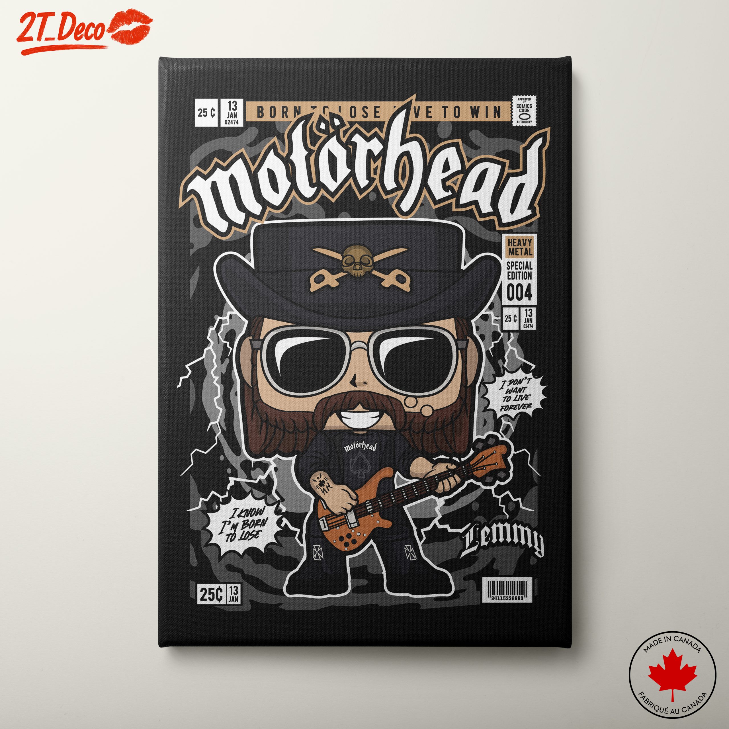 Lemmy Motörhead Artistic Illustration