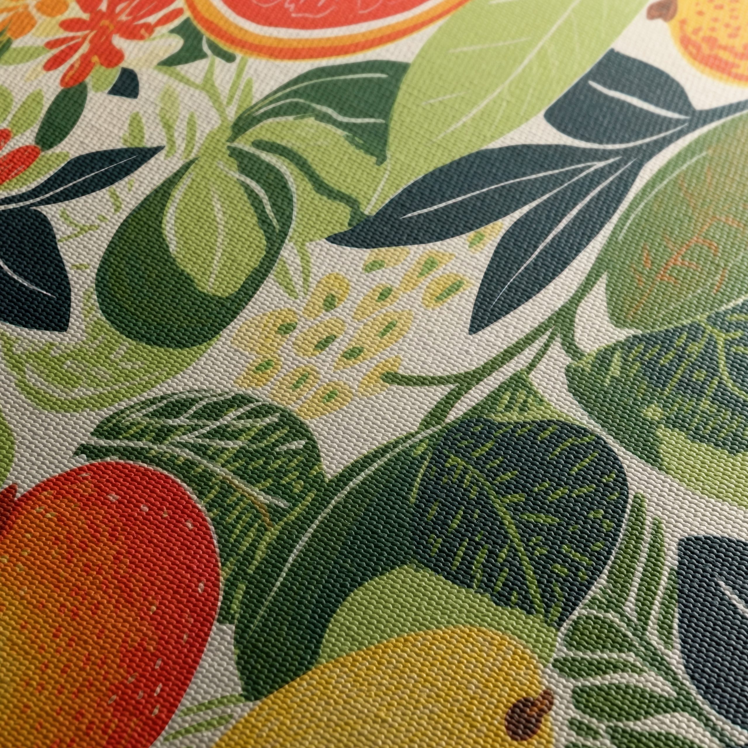 Vibrant Abstract Food Art featuring Citrus - Image 5