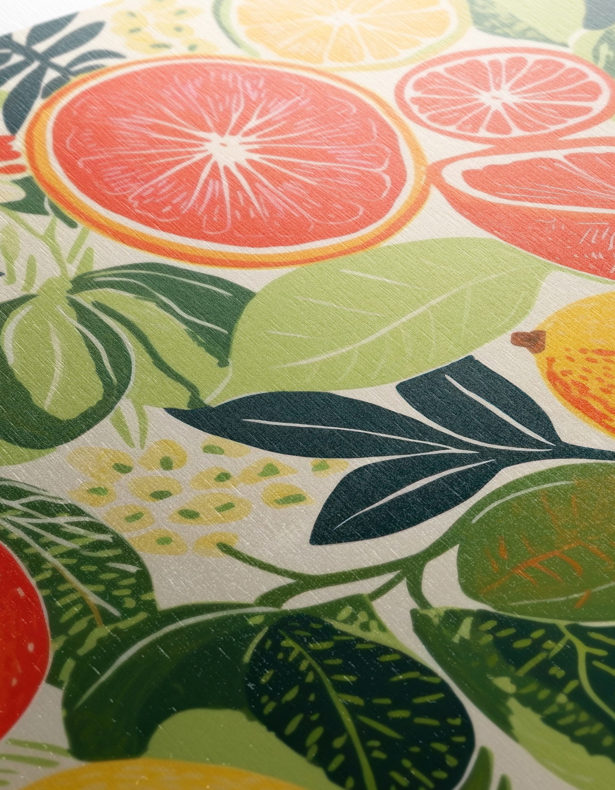 Vibrant Abstract Food Art featuring Citrus - Image 12